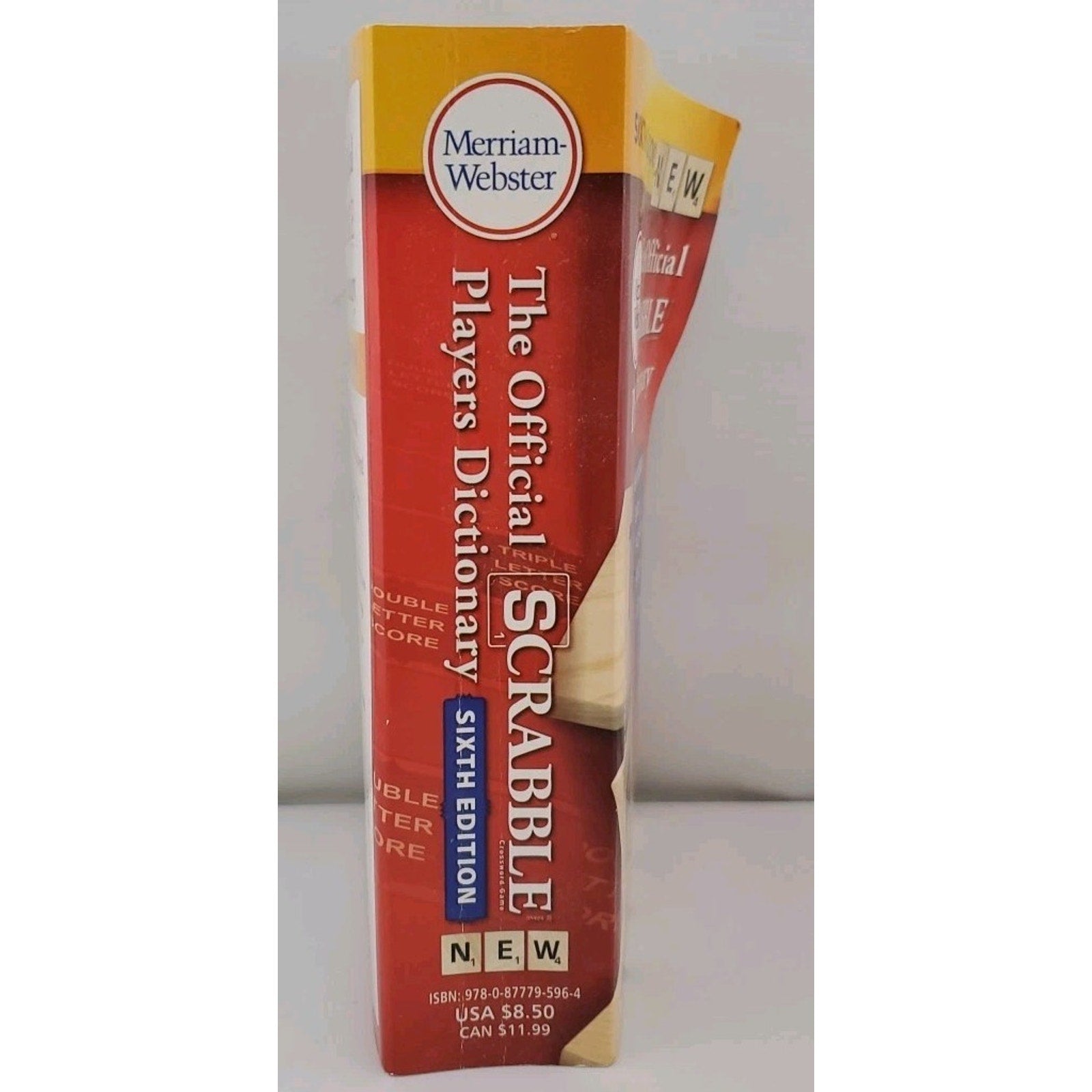 Official SCRABBLE Players Dictionary by Merriam-Webster (2018, Mass Market)