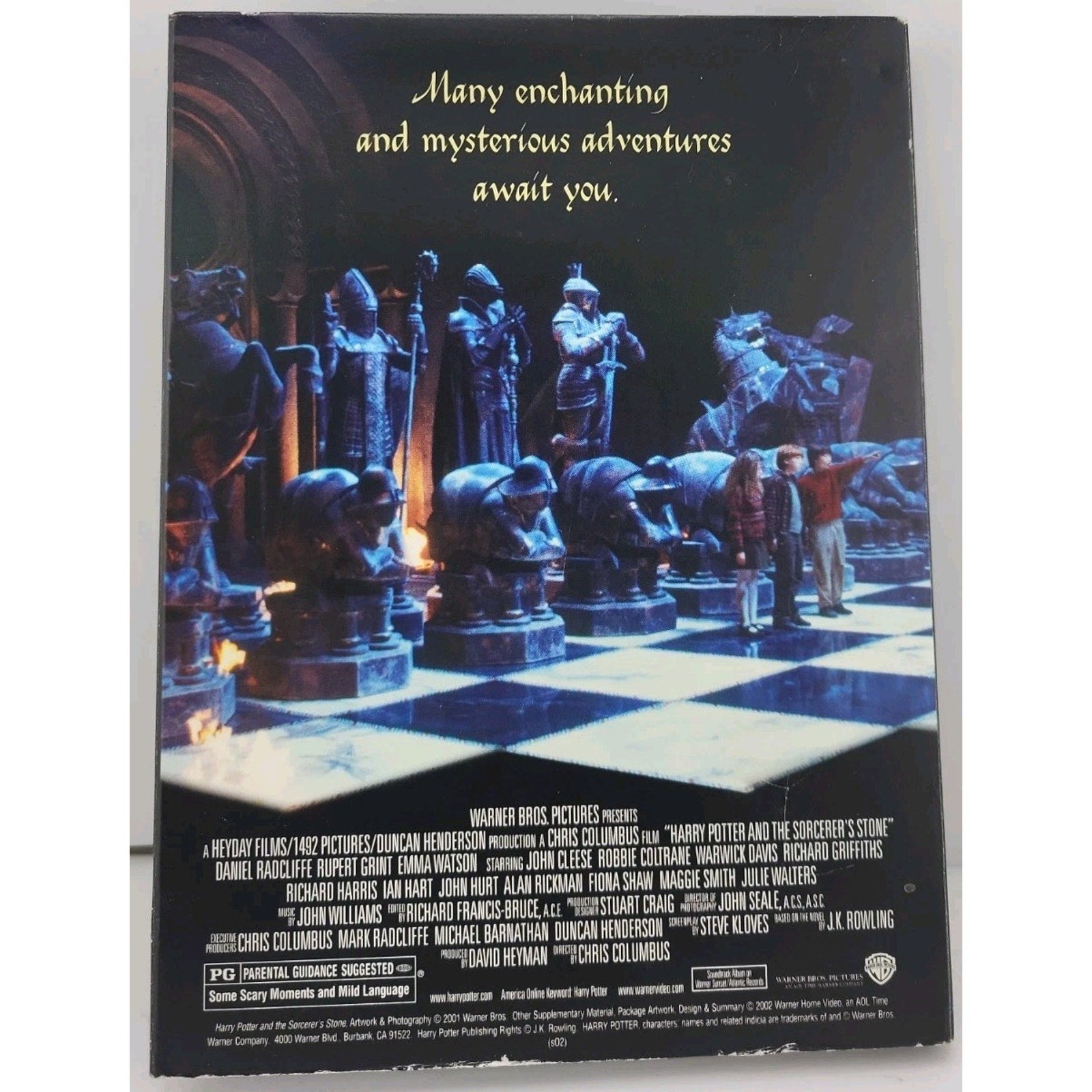 Harry Potter and the Sorcerers Stone (DVD, 2002, 2-Disc Set, Full Frame)