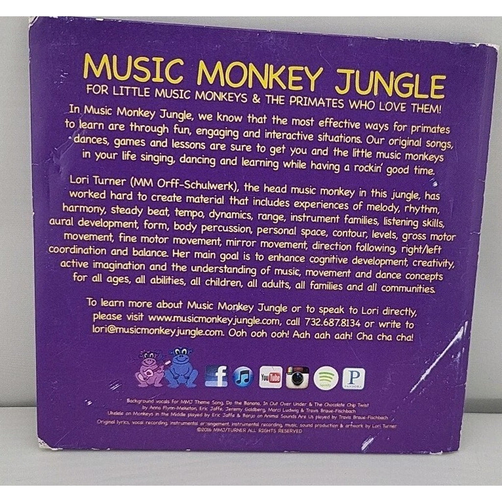 Wont You Take Me To Monkeytown - Music Monkey Jungle CD