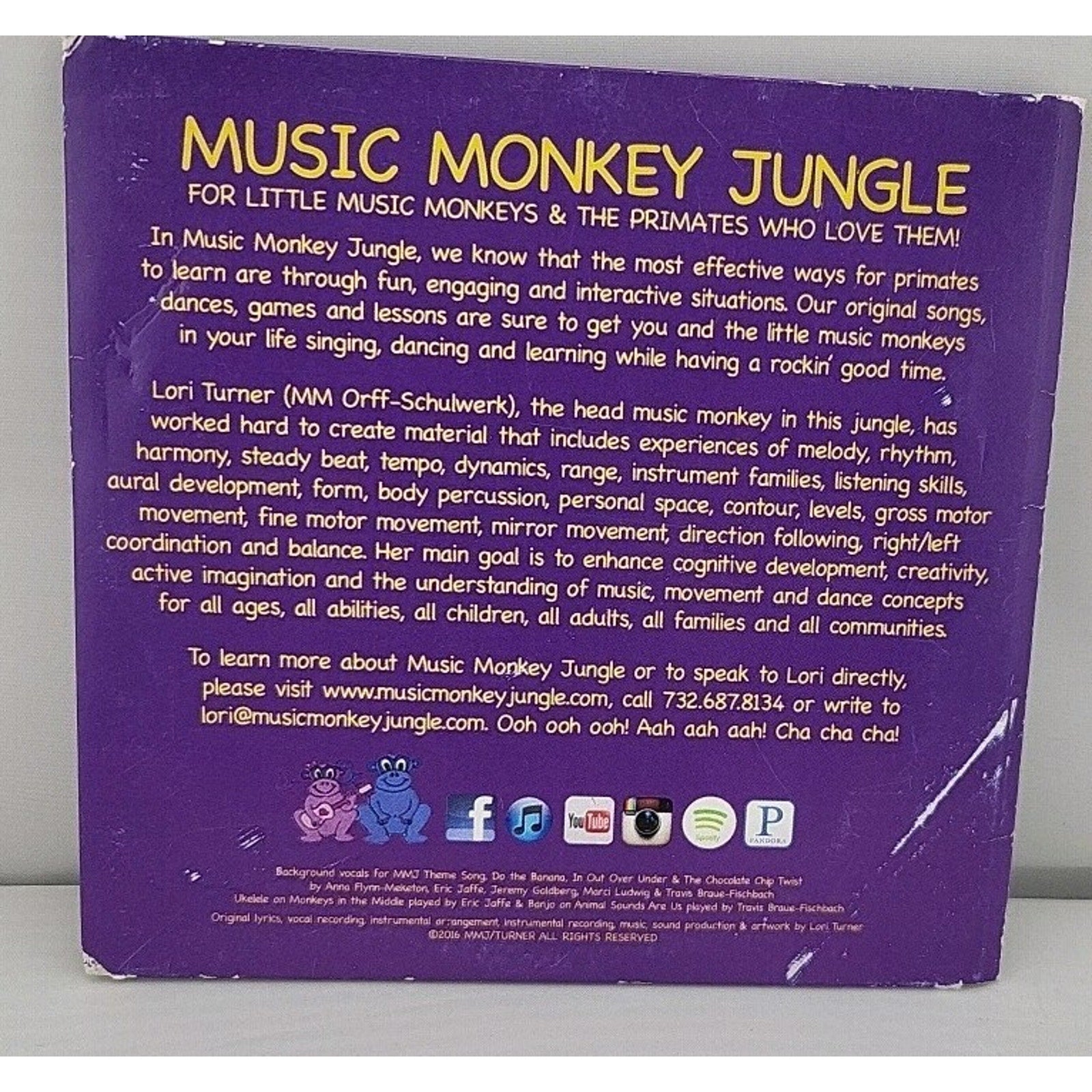 Wont You Take Me To Monkeytown - Music Monkey Jungle CD
