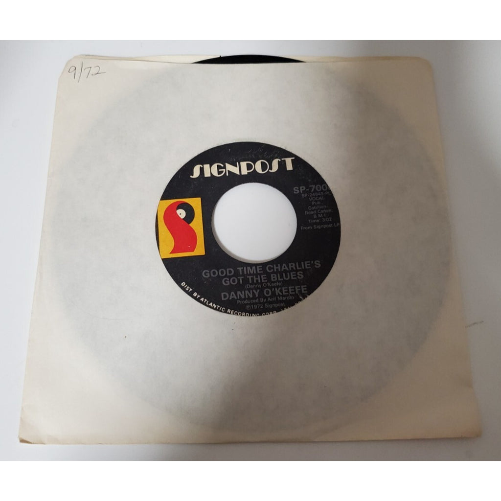 Danny O'Keefe - The Valentine Pieces - 45RPM Record - Singles