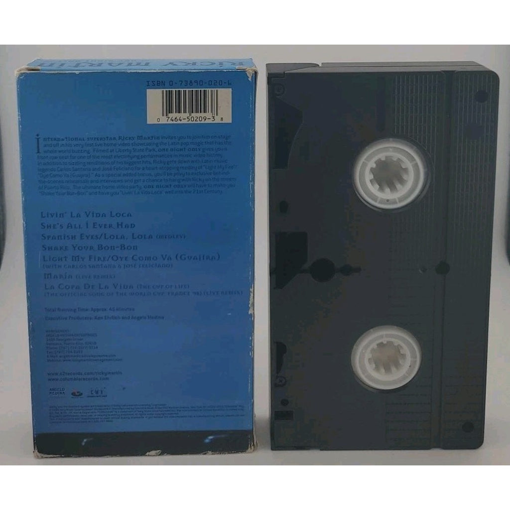 One Night Only by Ricky Martin (VHS, Dec-1999, Columbia (USA))