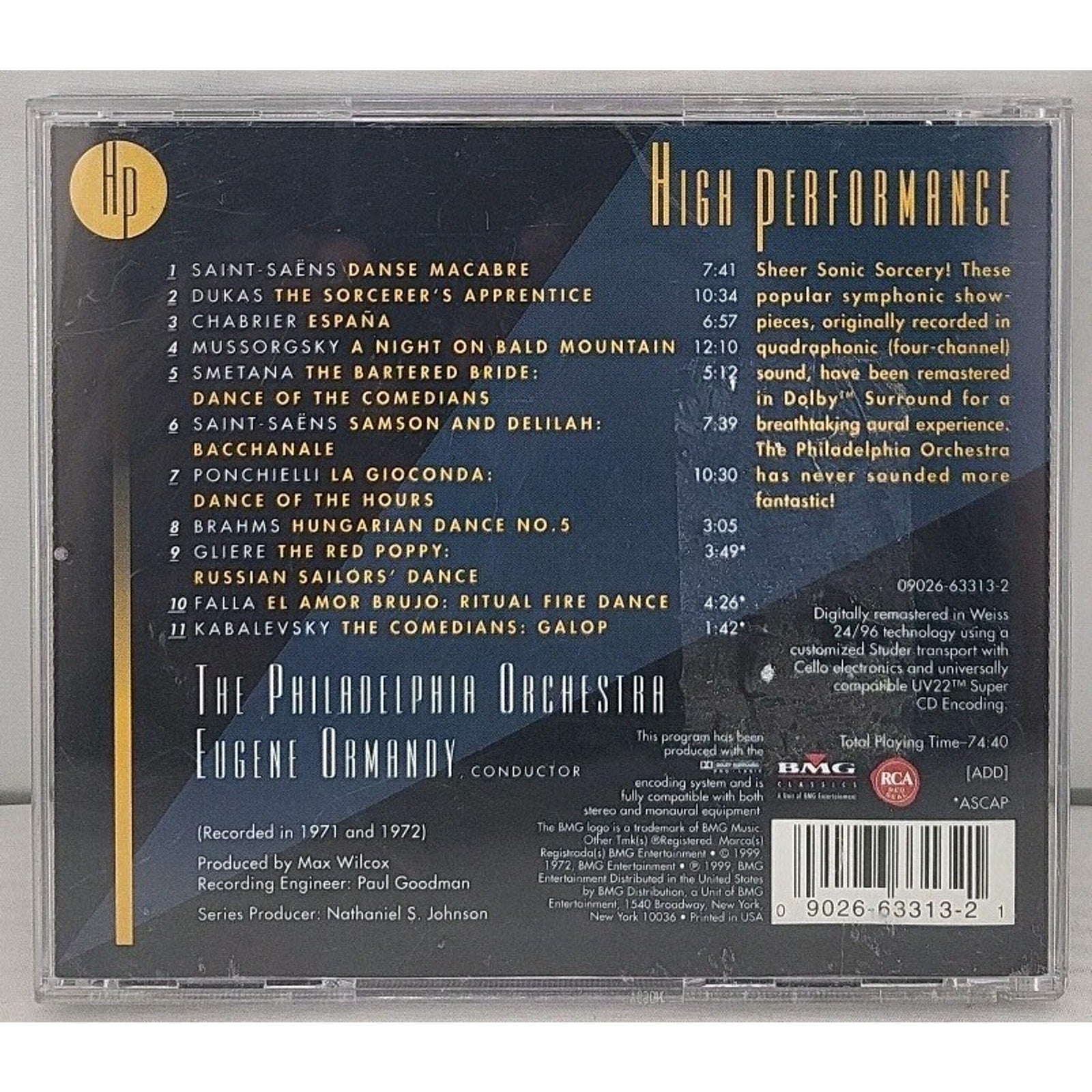 Fantastic Philadelphians by Eugene Ormandy (CD, 1999)