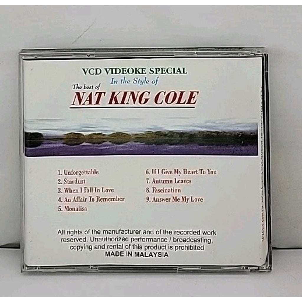 VCD Videoke Special The Best Of Nat King Cole CD