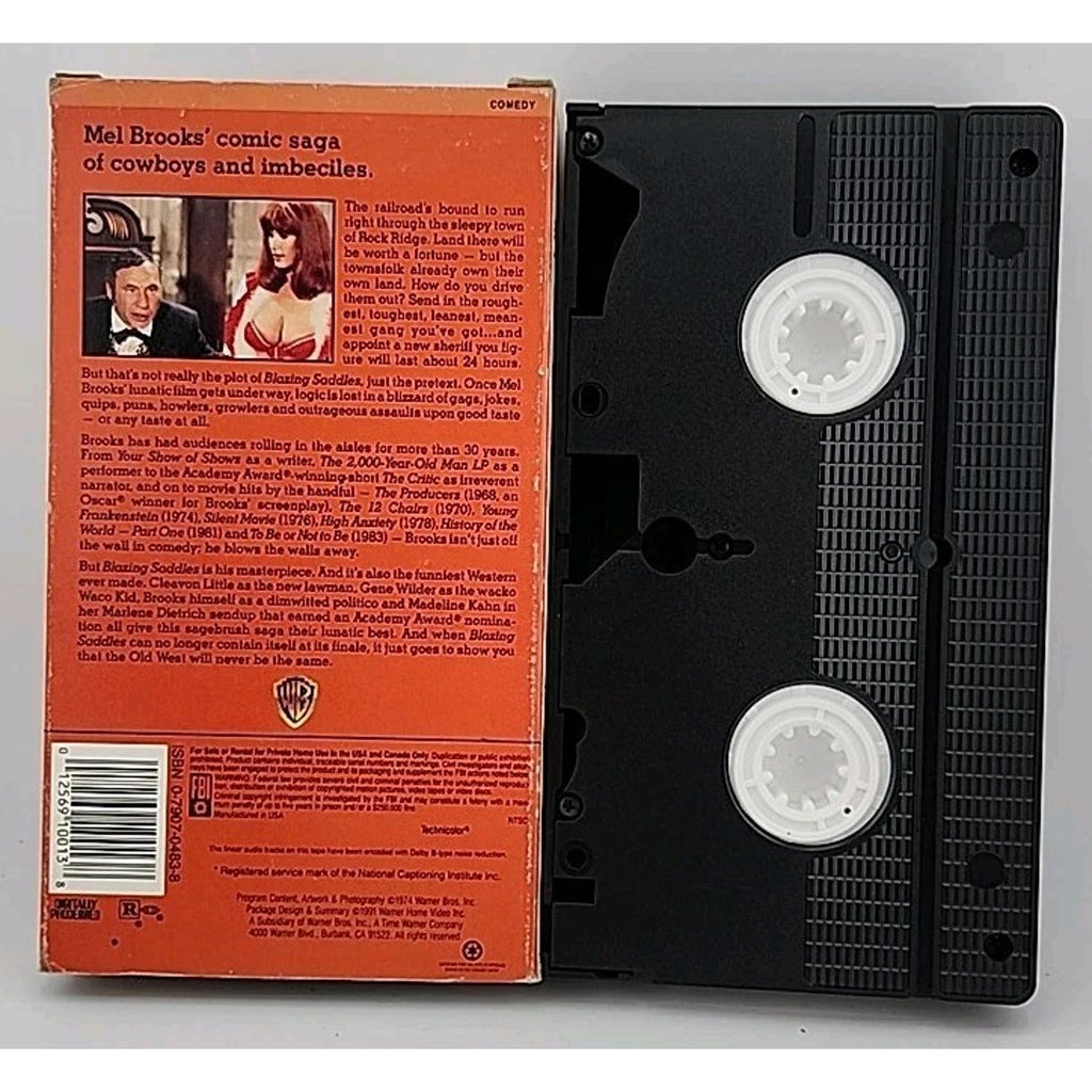 Blazing Saddles (VHS, 1993)