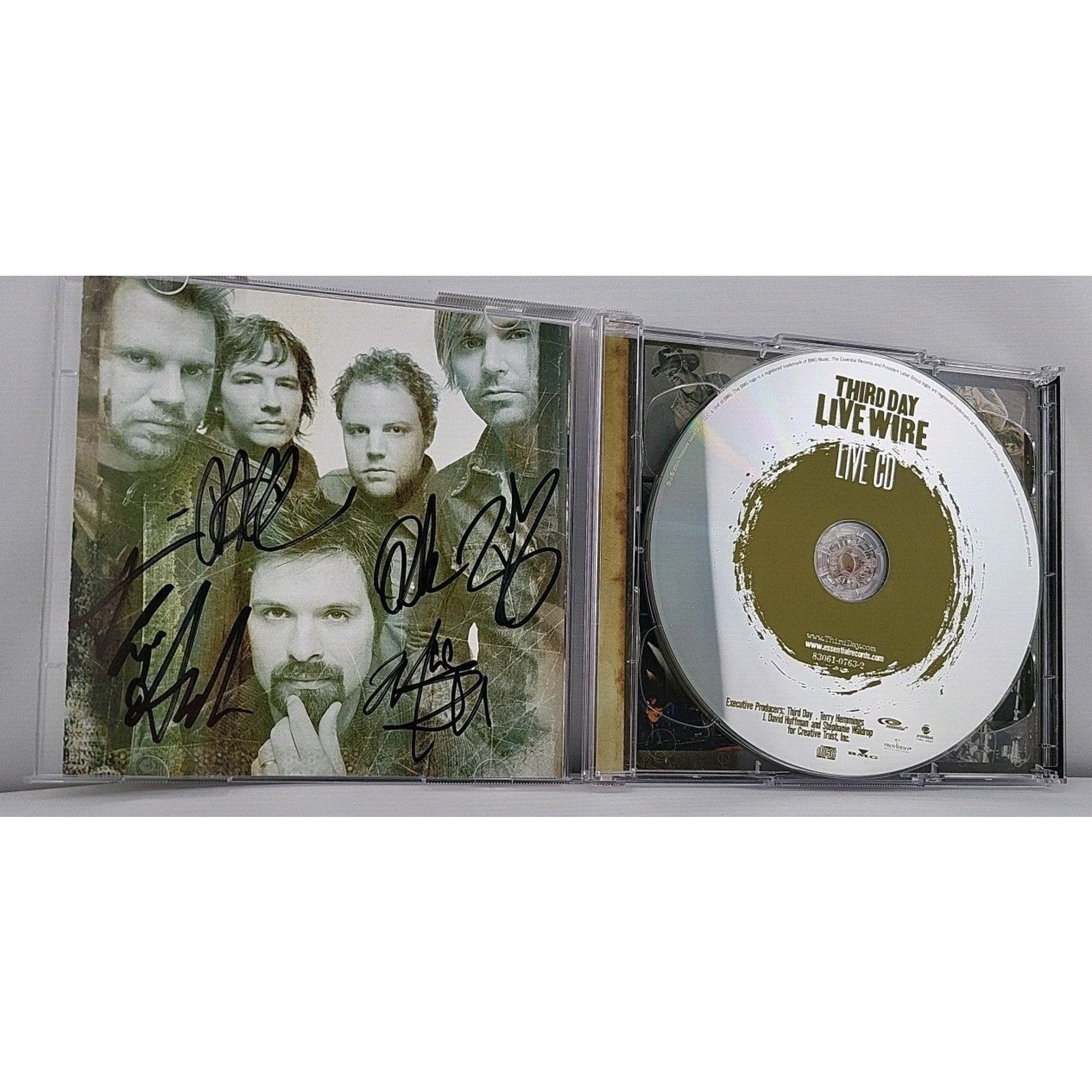 Live Wire by Third Day (CD, 2004) *Signed* *Autographed*