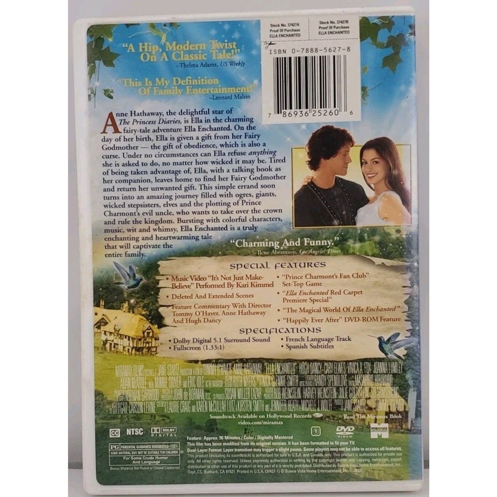 Ella Enchanted (DVD, 2004)