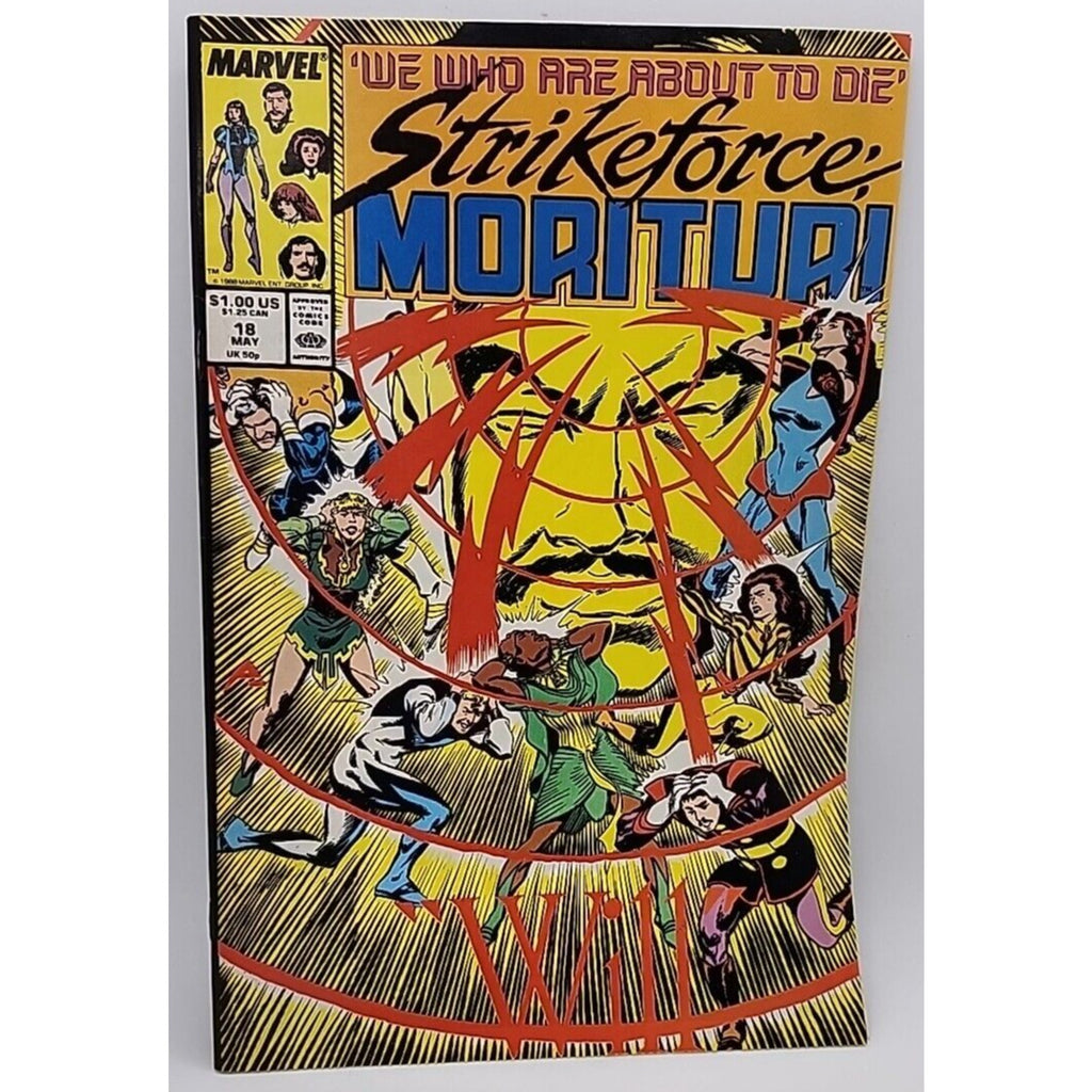 Strikeforce: Morituri #18 1988 Marvel Comics Comic Book