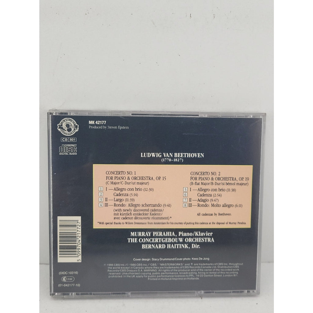 Murray Perahia, Concertgebouw Or... - Murray Perahia, Concertgebouw O... CD DAVG
