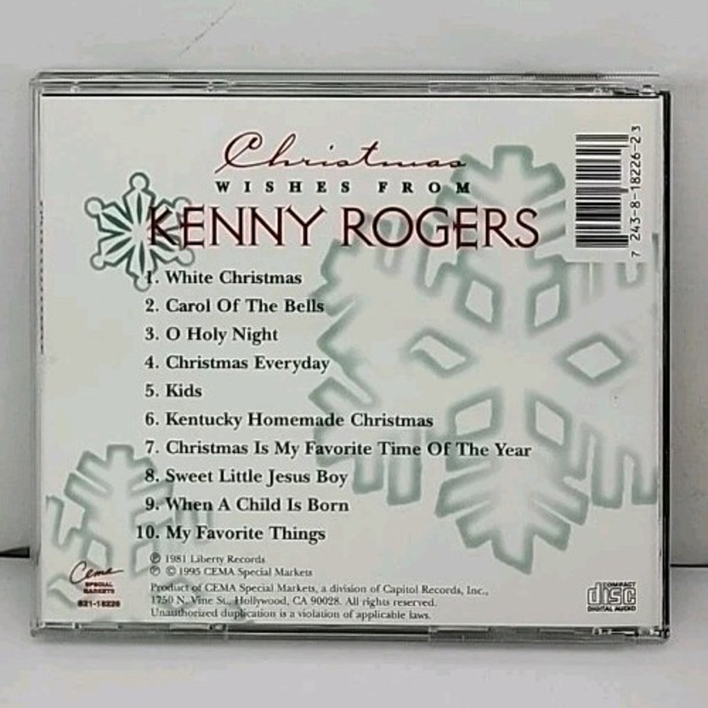 Christmas Wishes by Kenny Rogers (CD, 1995)