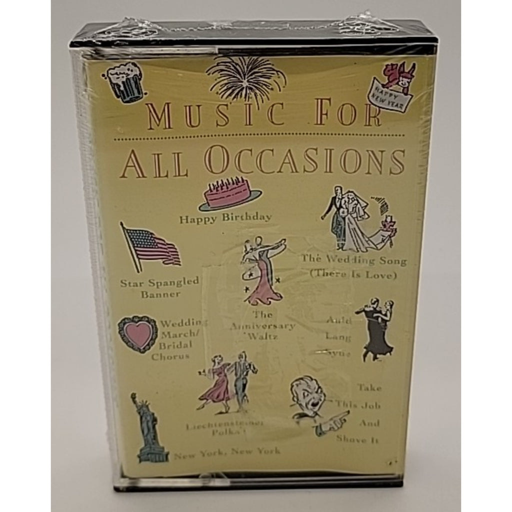 Music for All Occasions [K-Tel] by Various Artists (Cassette, Jul-1991) *New*