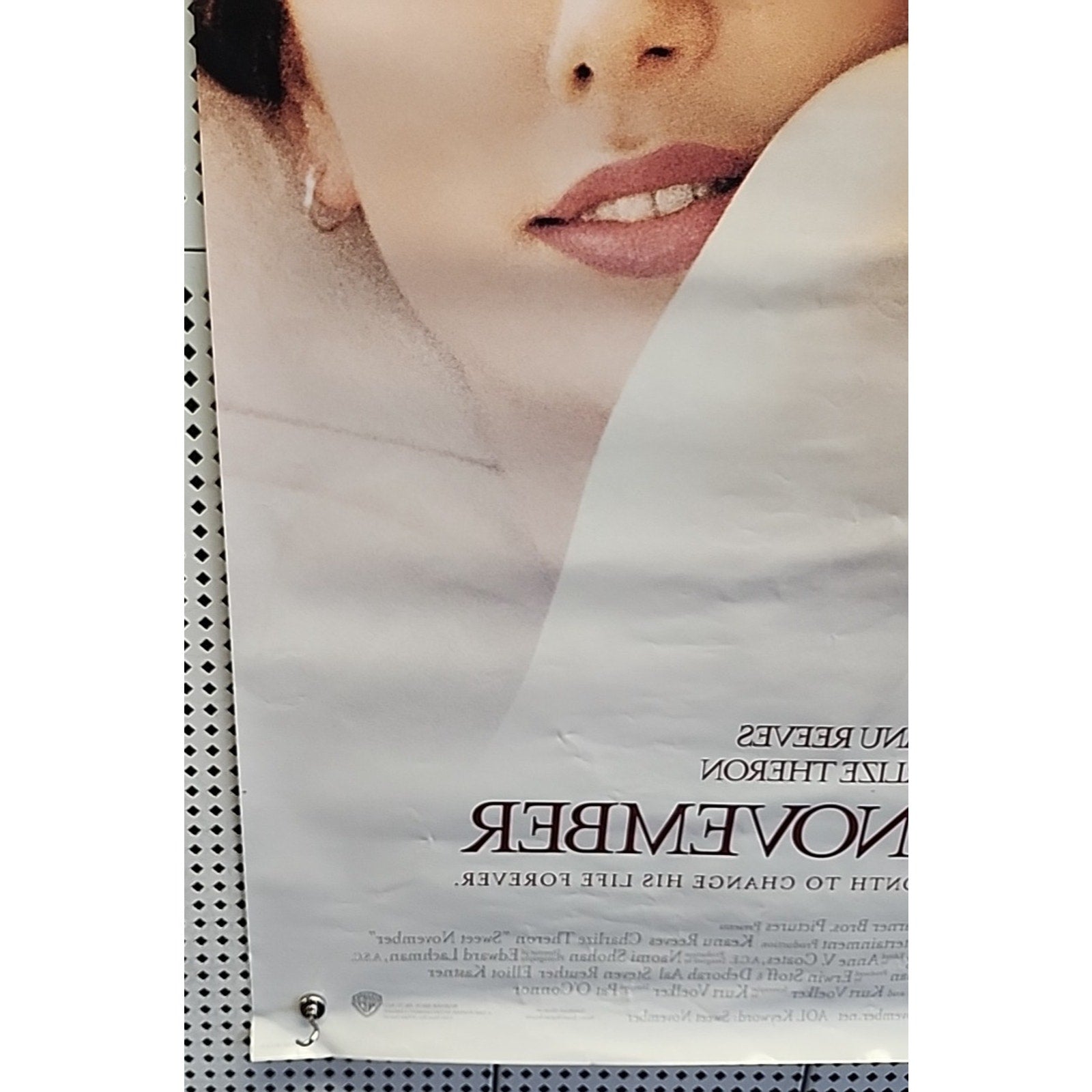 Sweet November - Double Sided Original Movie Poster 27” X 40” Charlize Theron