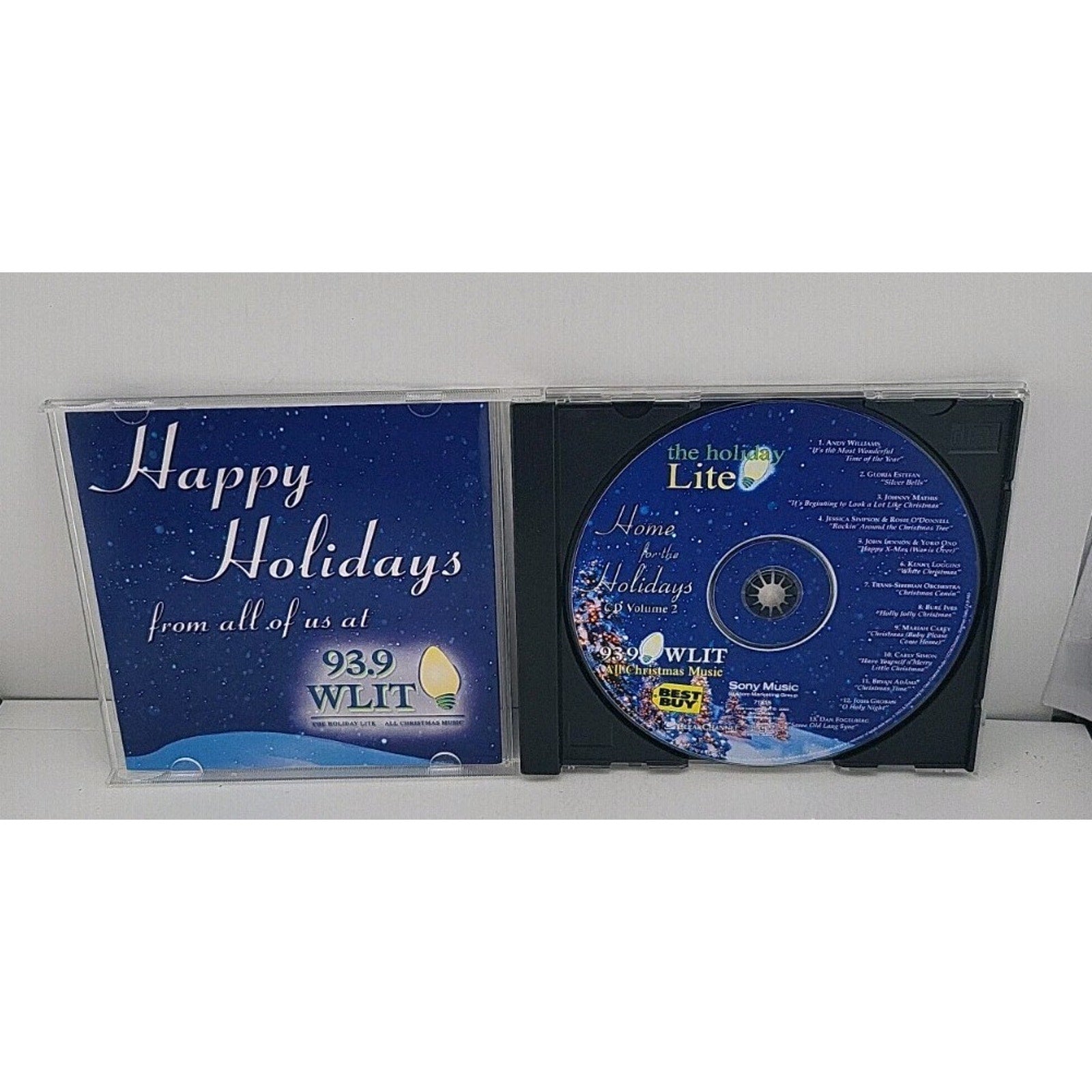 The Holiday Lite "Home For The Holidays" CD Volume 2 93.9 WLIT