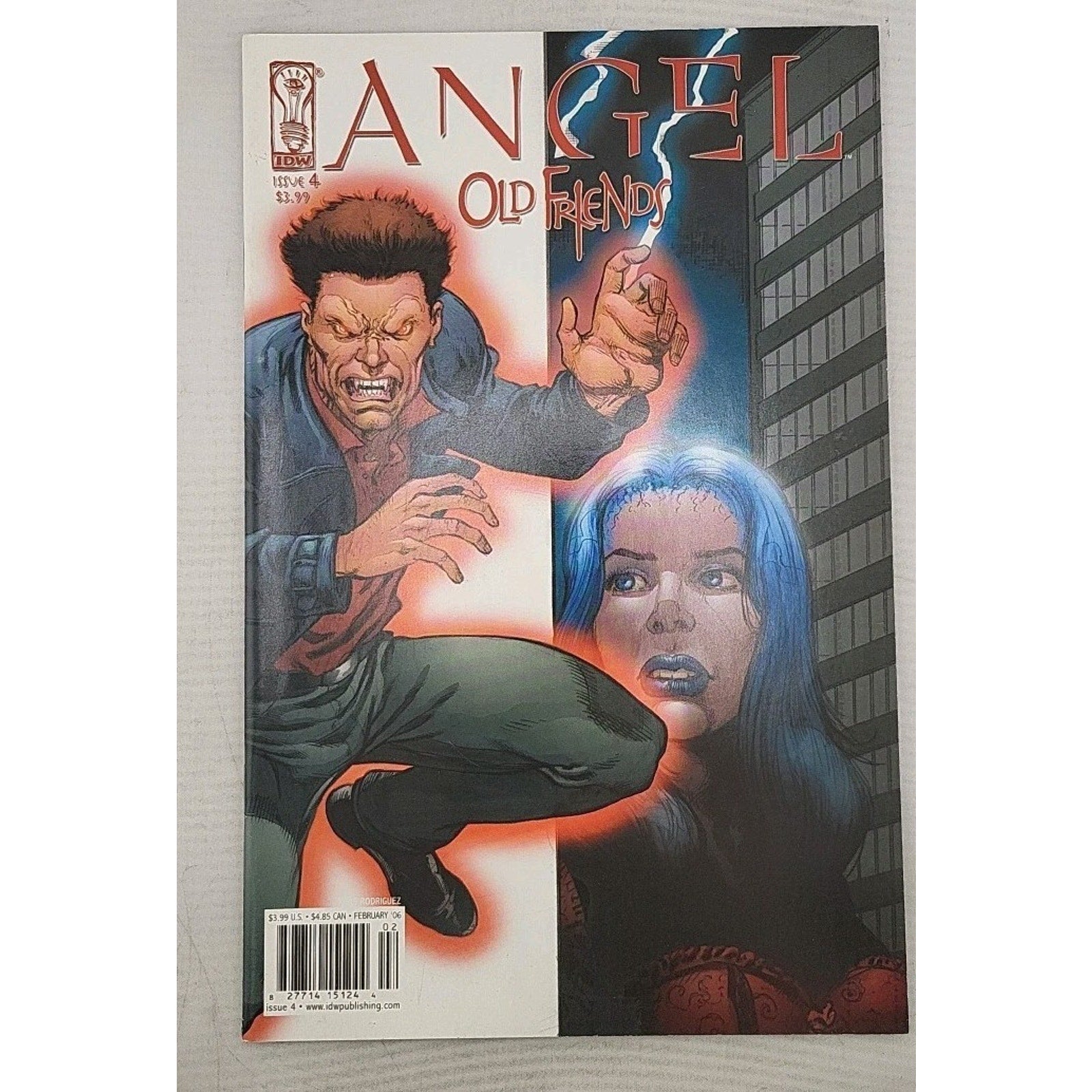 Angel: Old Friends #4 Rodriguez Variant IDW Publishing 2006 Buffy