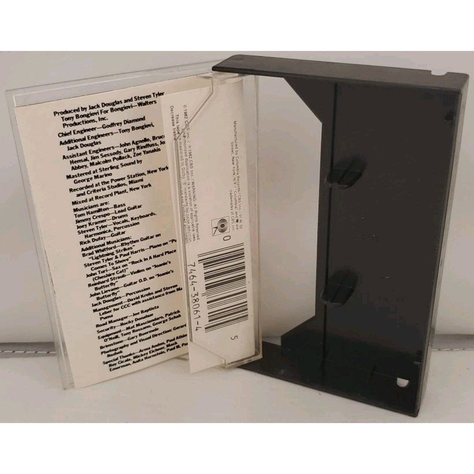 Aerosmith Rock In A Hard Place Cassette 1982