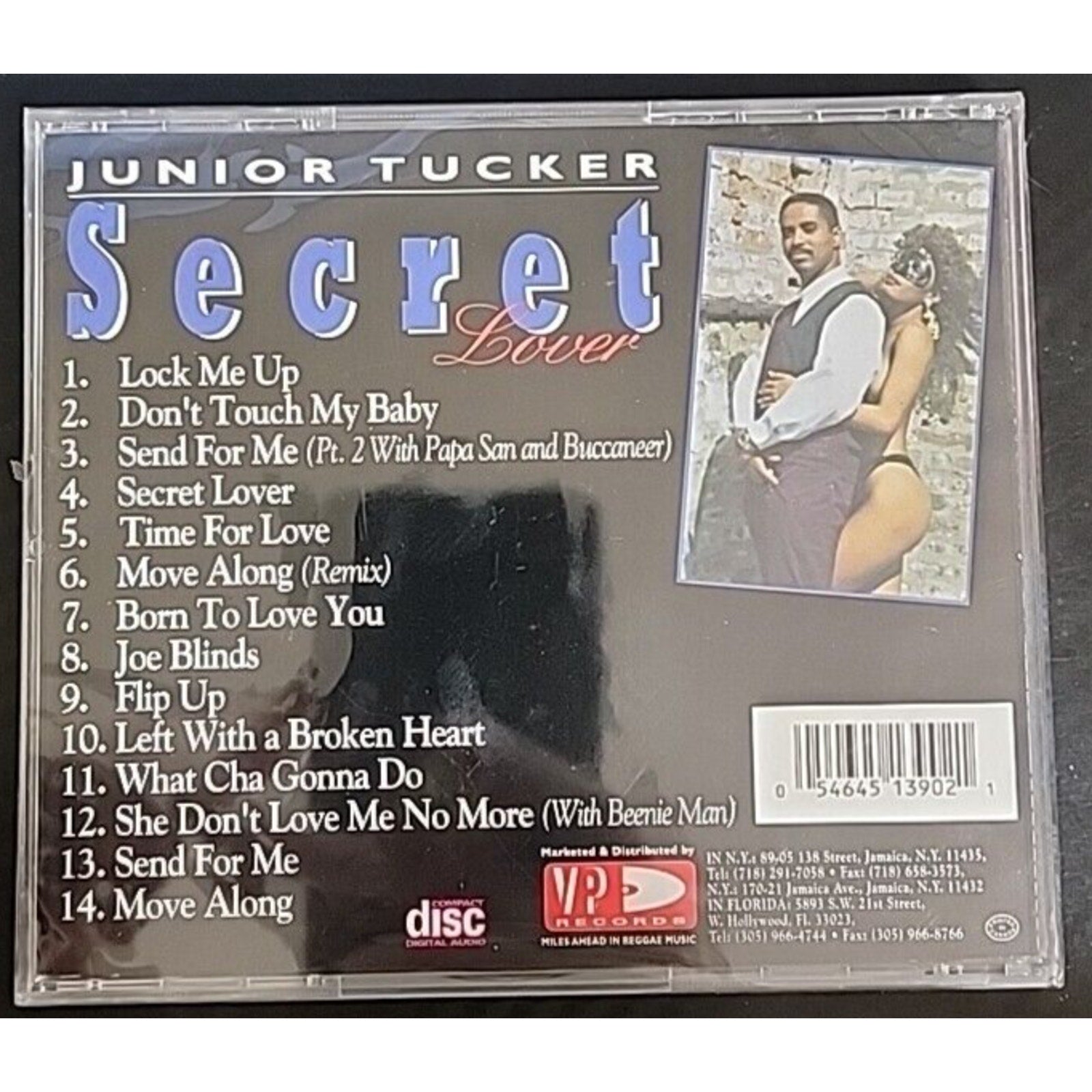Secret Lover by Junior Tucker (CD, May-2005, VP Records) *Brand New*