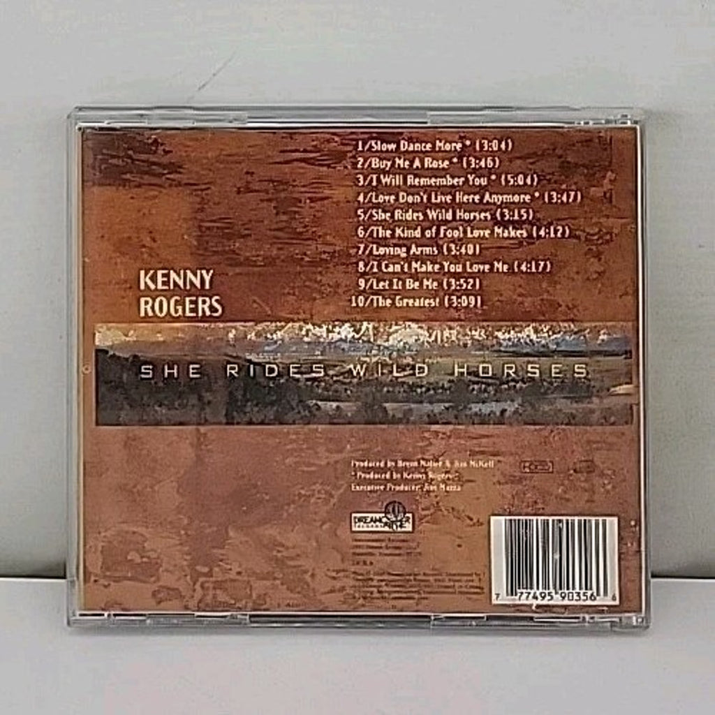 She Rides Wild Horses by Kenny Rogers (CD, 1999)
