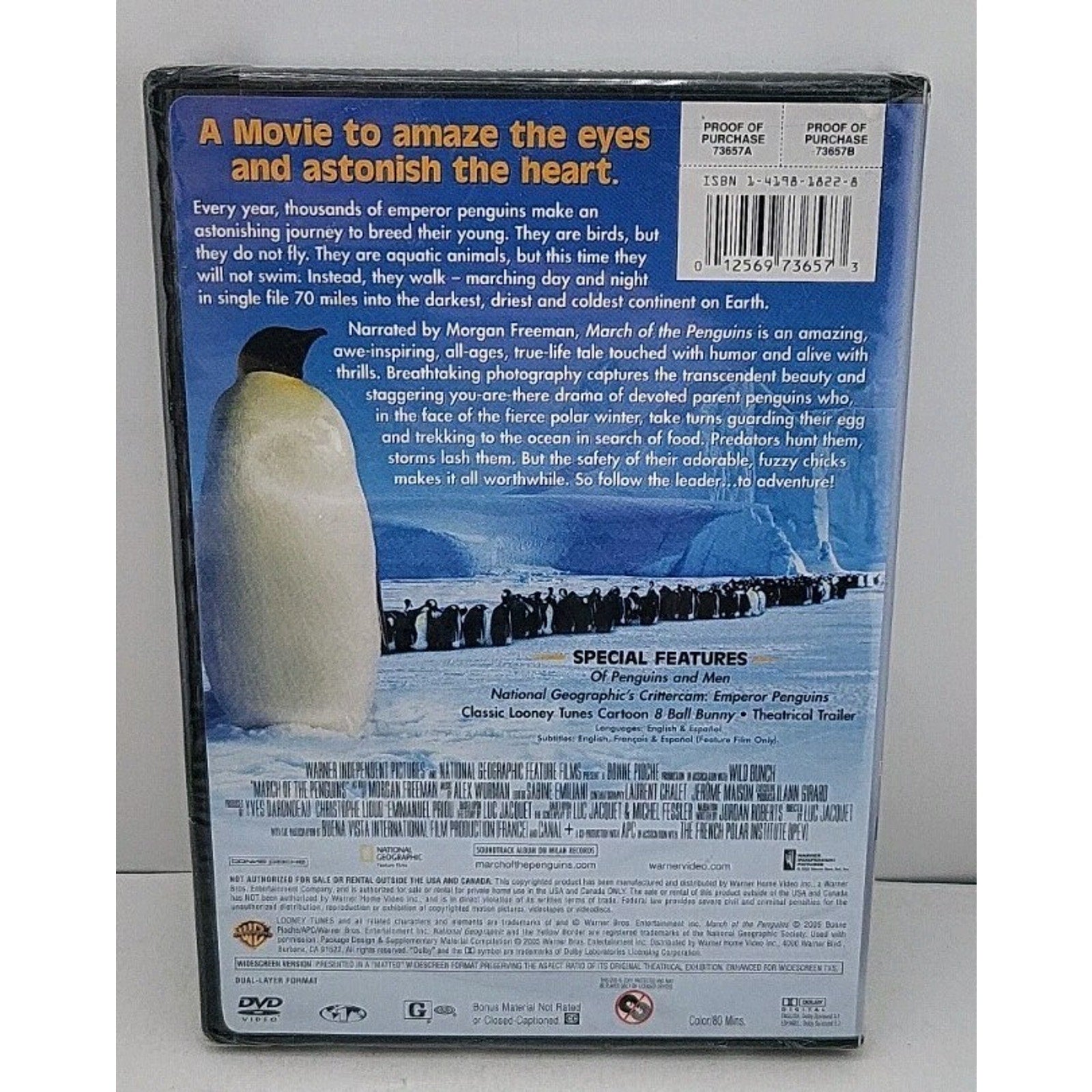 March of the Penguins (DVD, 2005) *Brand New*