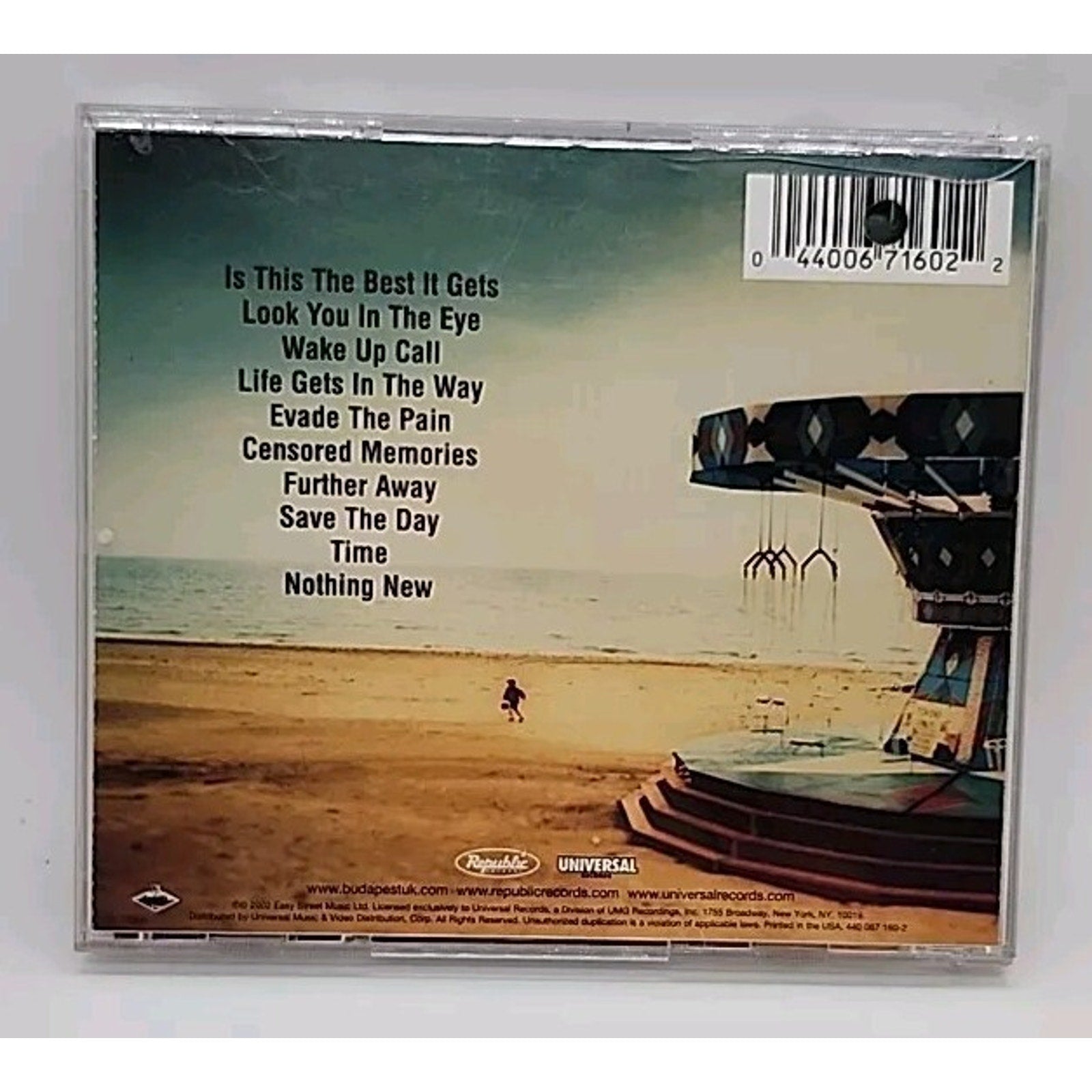 Too Blind to Hear by Budapest (CD, 2003)