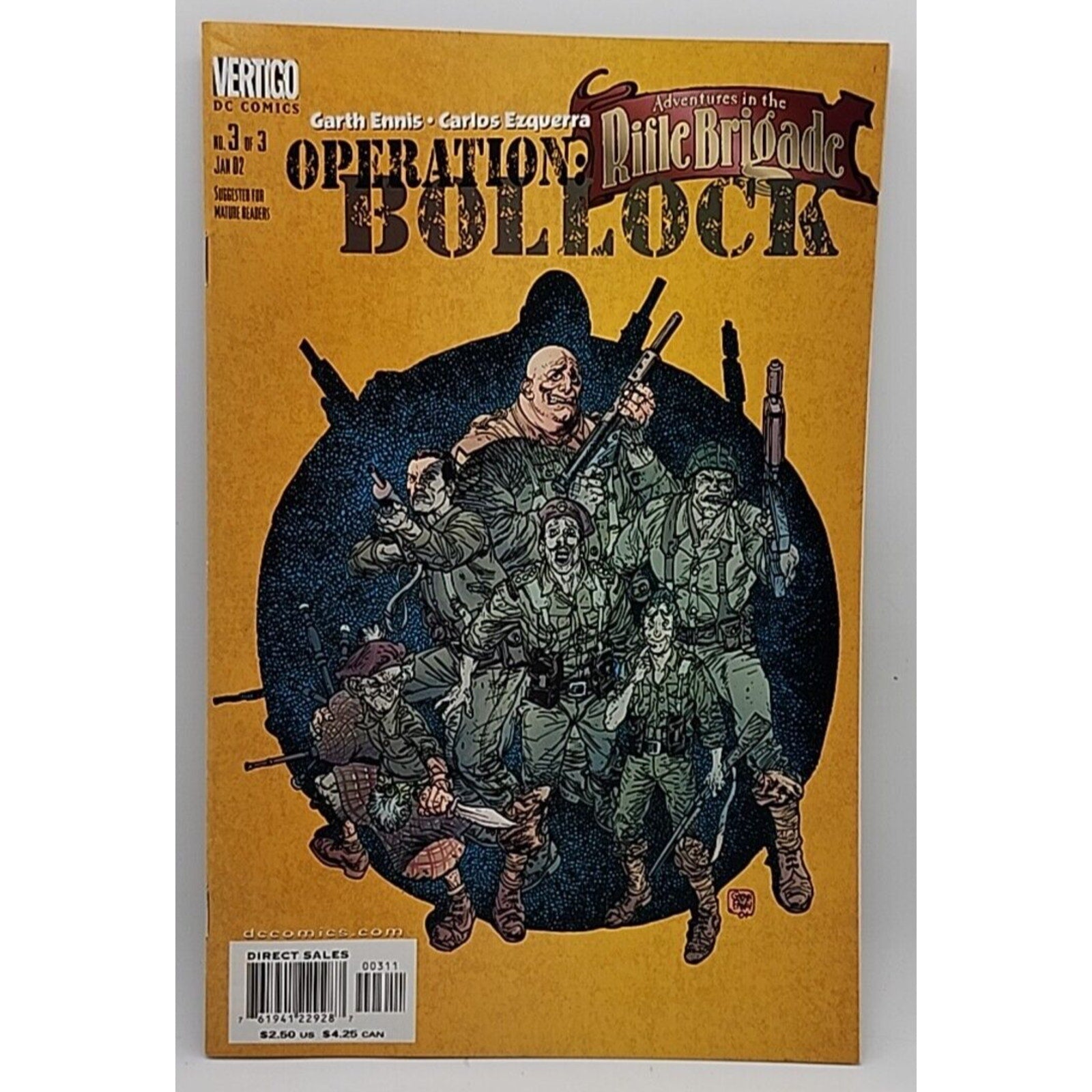 Rifle Brigade #3 DC Vertigo Comic Book