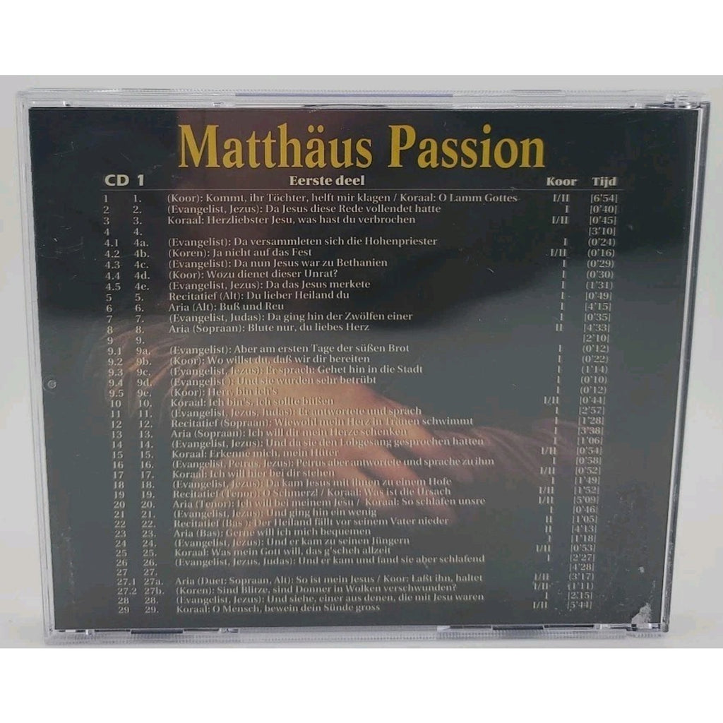 Matthäus Passion Johann Sebastian Bach Cd 1