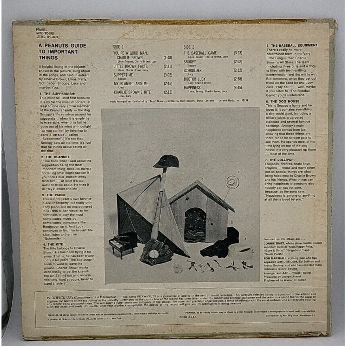 You're a Good Man, Charlie Brown LP 1967 Record Vintage