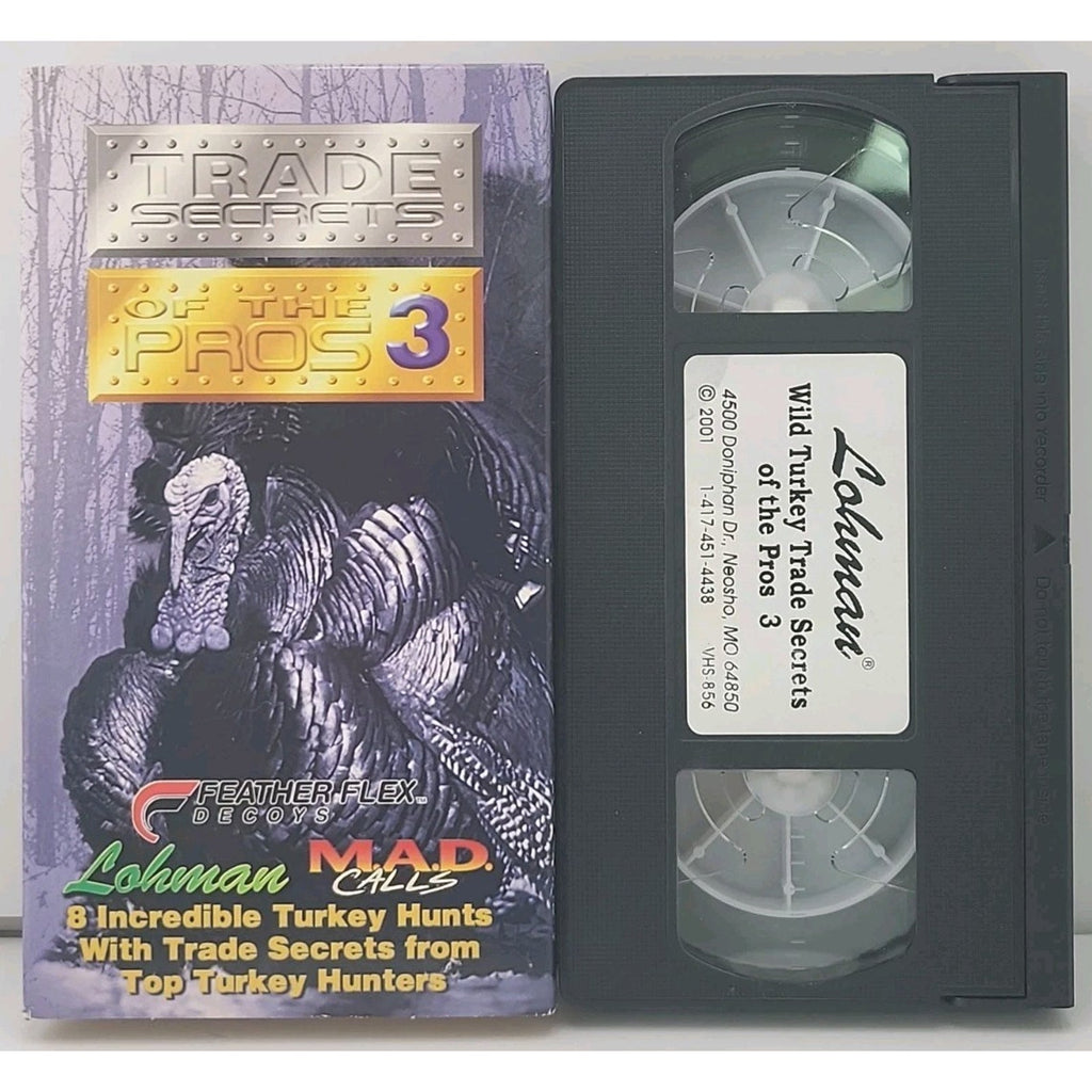 Trade Secrets Of The Pros 3 Feather Flex Decoys Rare VHS Movie Year 2000