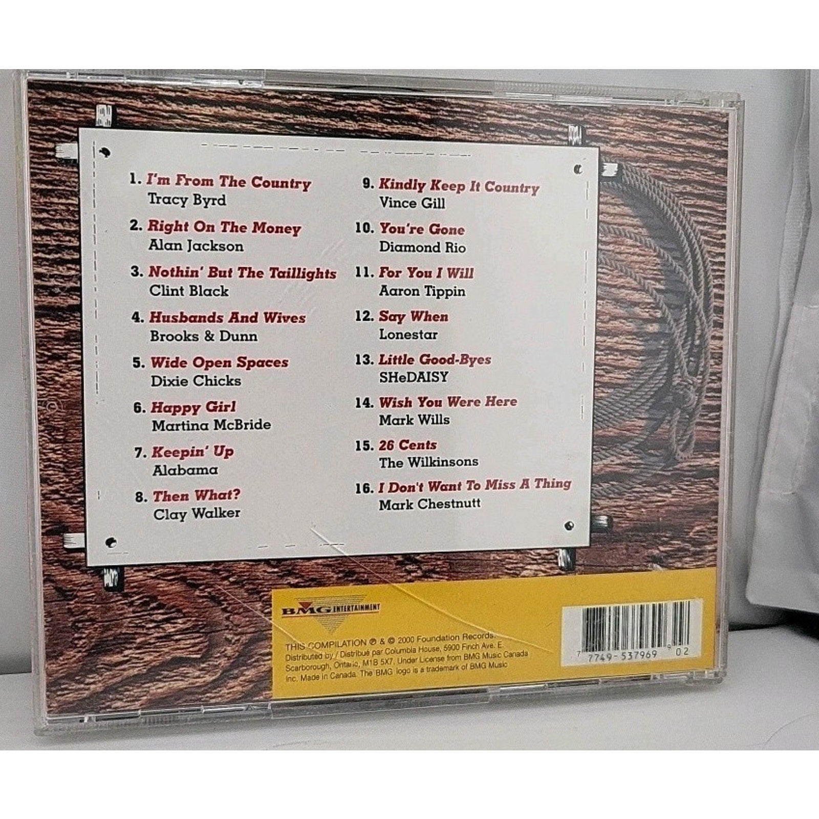 Prime Country Cuts by Various Artists (CD, Apr-2000, RCA)