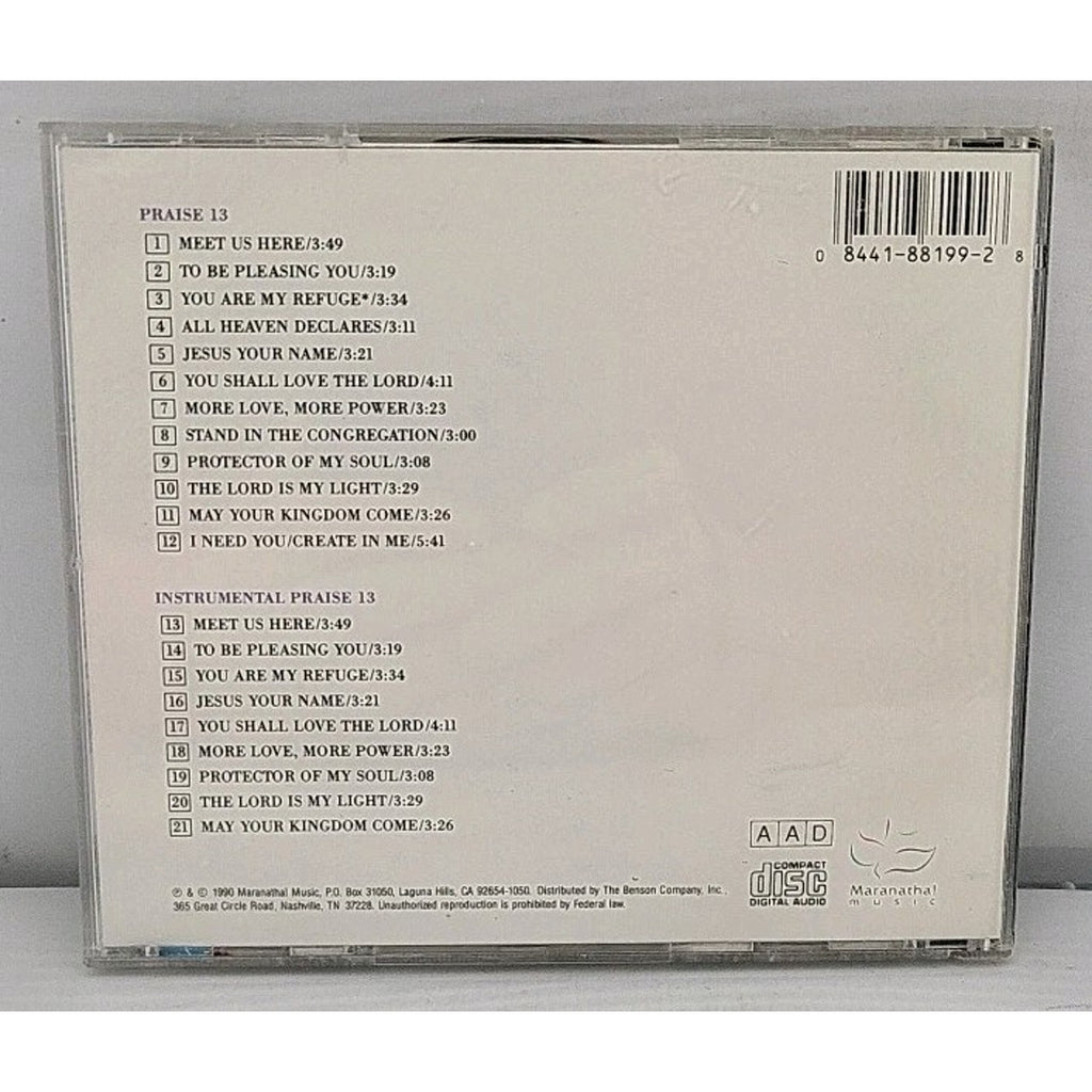 Double Praise 13 by The Maranatha Singers (CD, Word Maranatha)