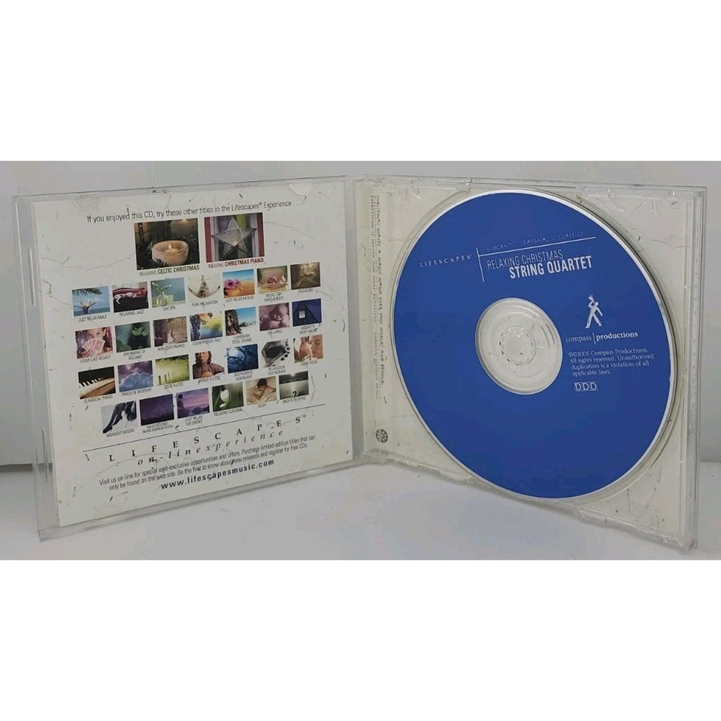 Relaxing Christmas String Quartet by Rebecca Arons (CD, 2005, Lifescapes Music)