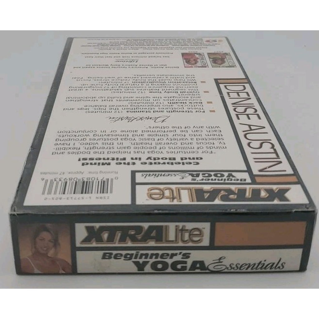 Denise Austin - XtraLite: Beginners Yoga Essentials (VHS, 1998) *Brand New*