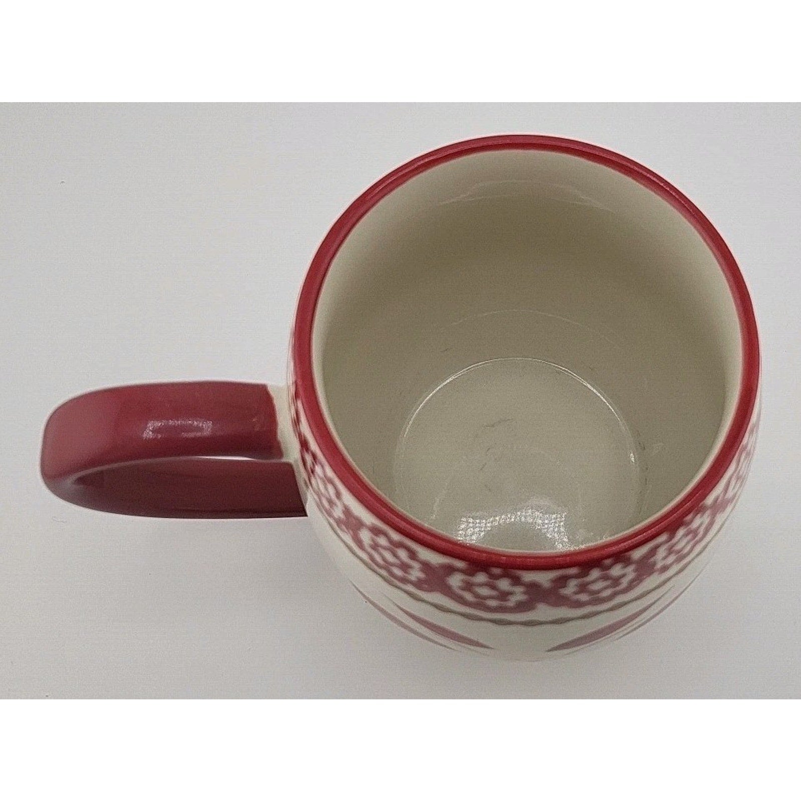 Temp-tations by Tara Old World Cranberry 14oz Mugs Set of 4