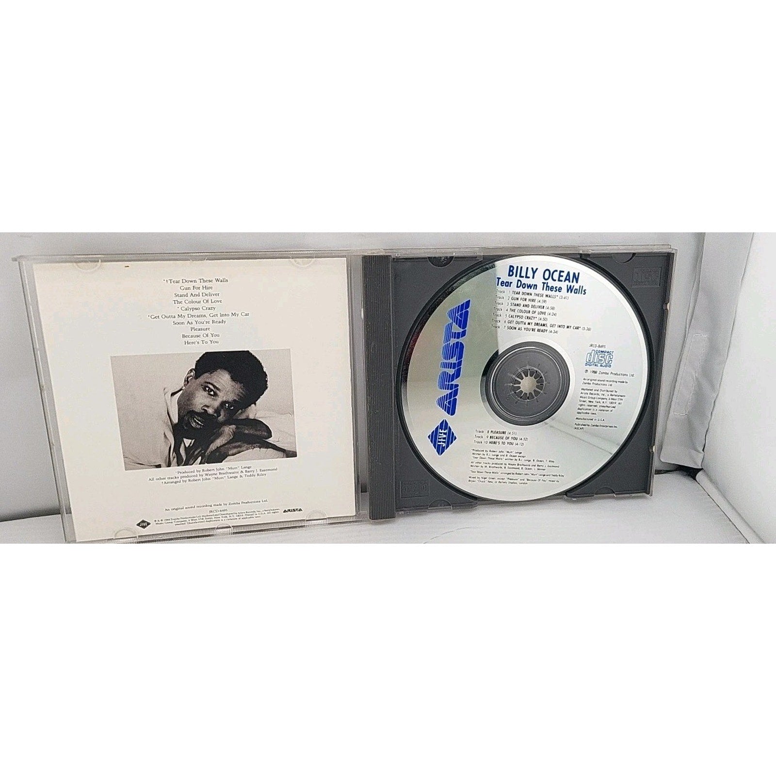Tear Down These Walls by Billy Ocean (CD, 1988, Zomba (USA))