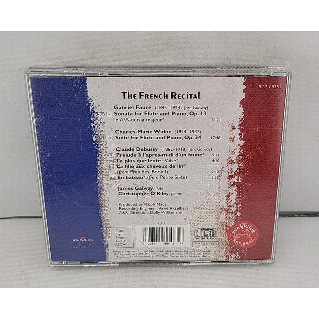 James Galway Christopher O'Riley The French Recital CD Faure Widor Debussy