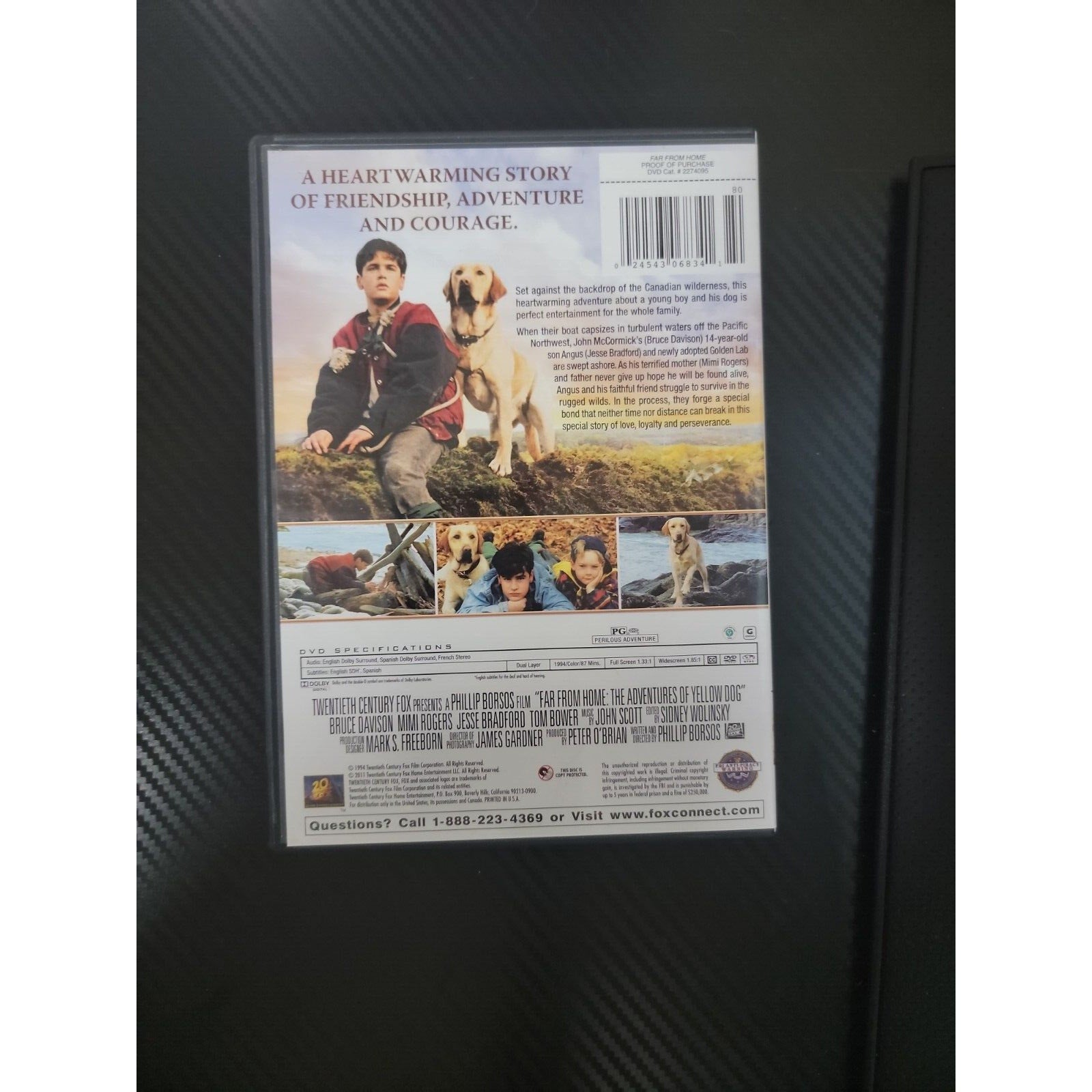 Far From Home: The Adventures of Yellow Dog (DVD, 1995)
