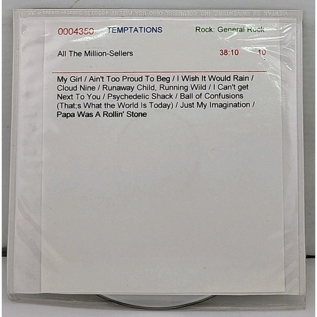 A Motown Compact Classic - The Temptations - All The Million-Sellers - CD