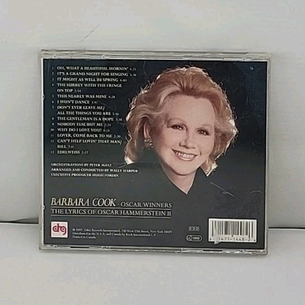 Oscar Winners by Barbara Cook (CD, 1997)