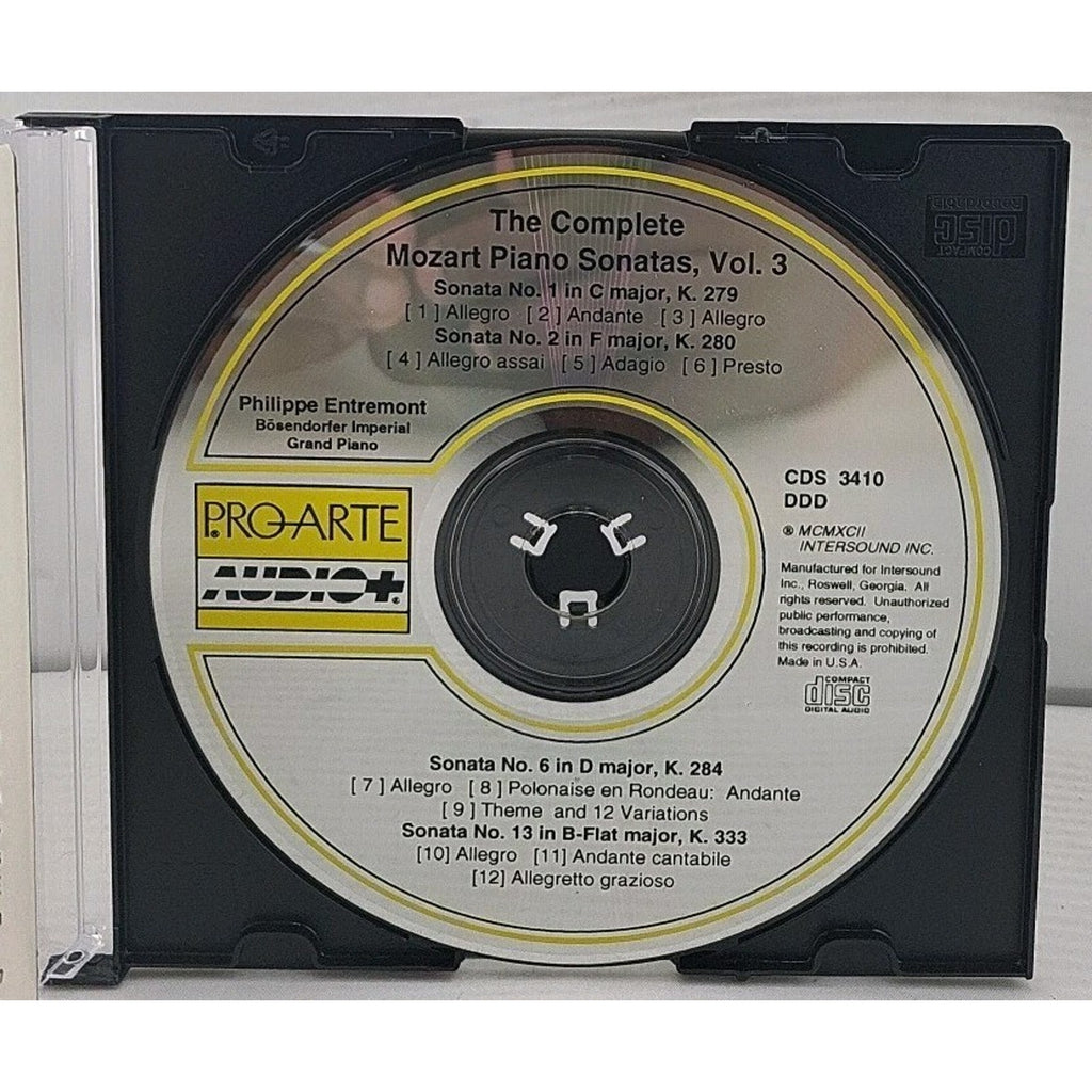 Mozart The Complete Piano Sonatas Vol. 3 CD