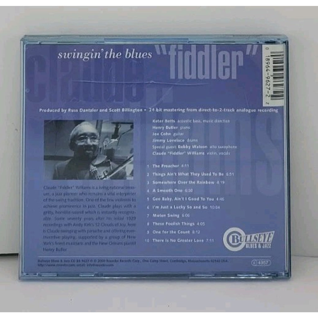 Swingin' the Blues by Claude Williams (CD, 2000)