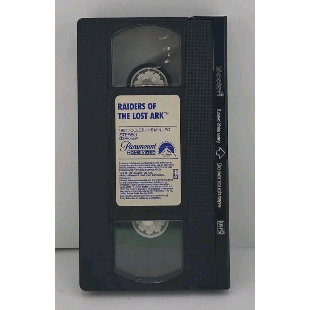 Raiders of the Lost Ark (VHS, 1981)