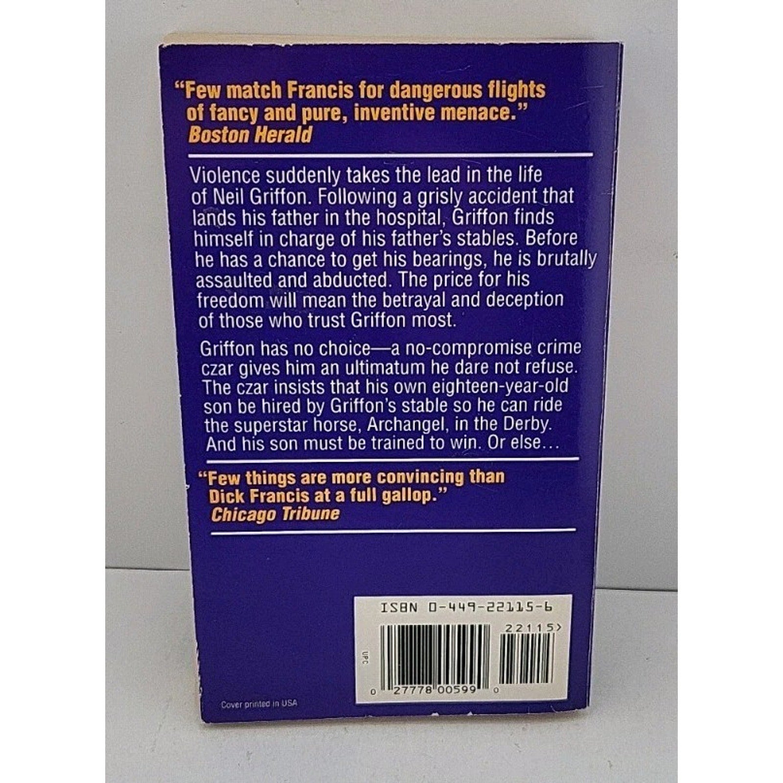 Bonecrack by Dick Francis (1993, Mass Market)