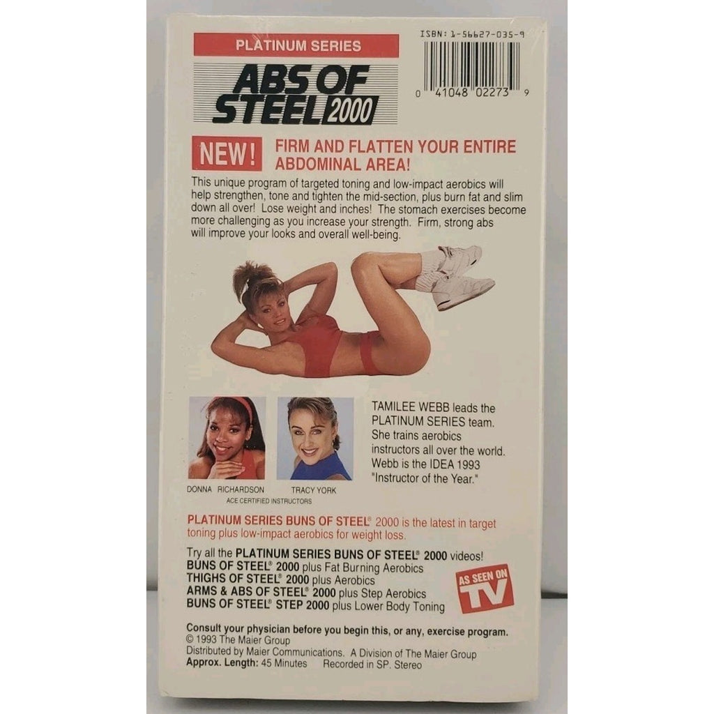 Abs of Steel 2000 (VHS, 1993) *Brand New*