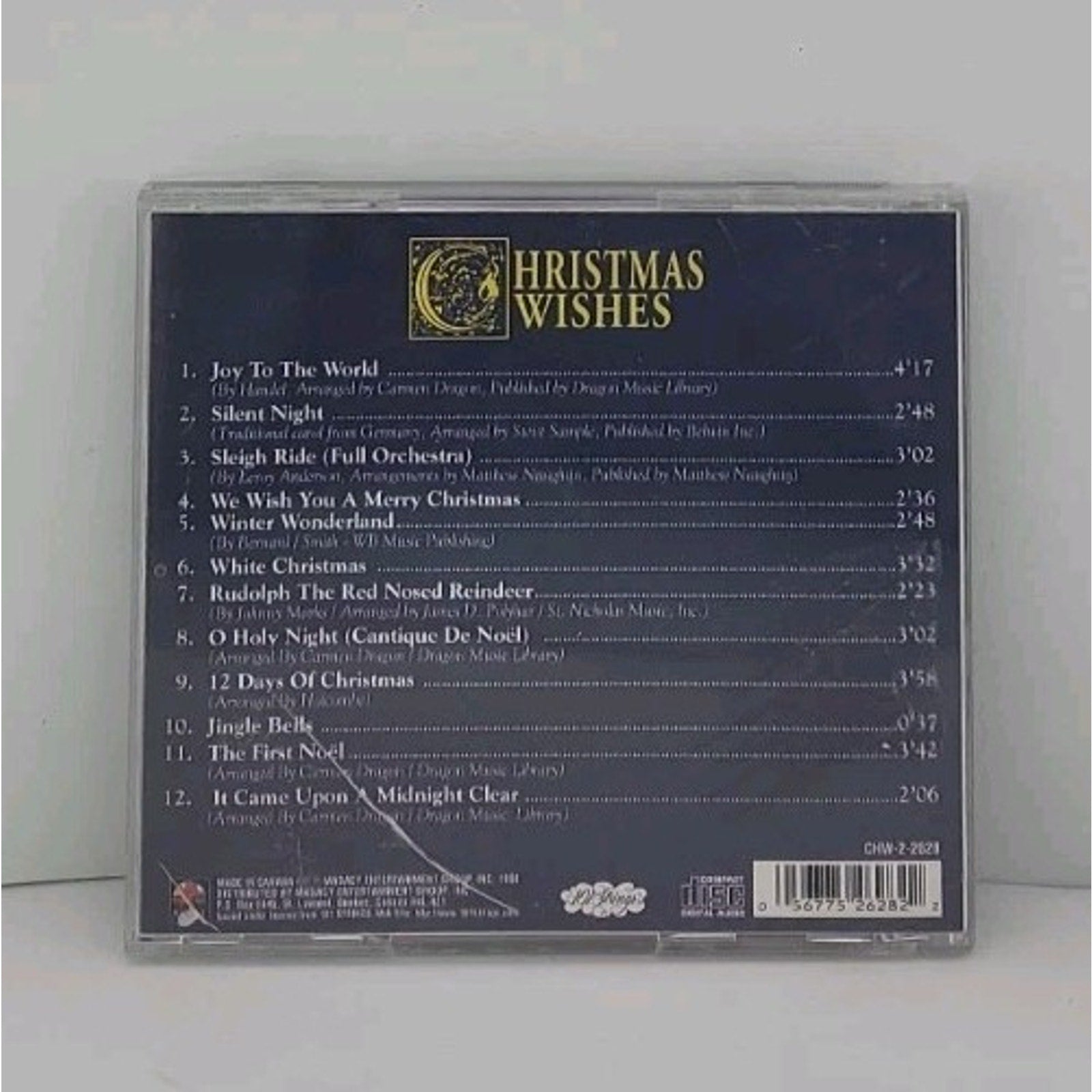 Christmas Wishes CD Performed by the 101 Strings Orchestra