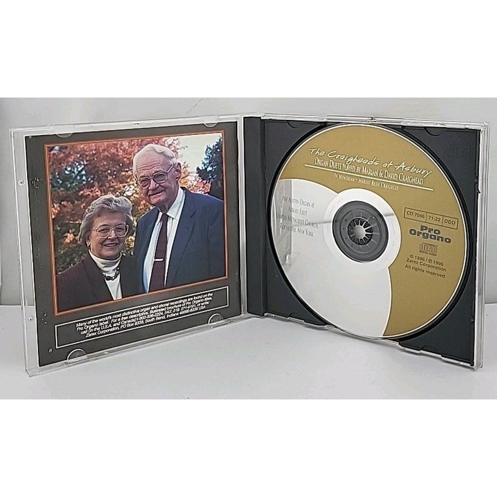 The Craigheads At Asbury - Organ Duets Played By Marian & David Craighead CD
