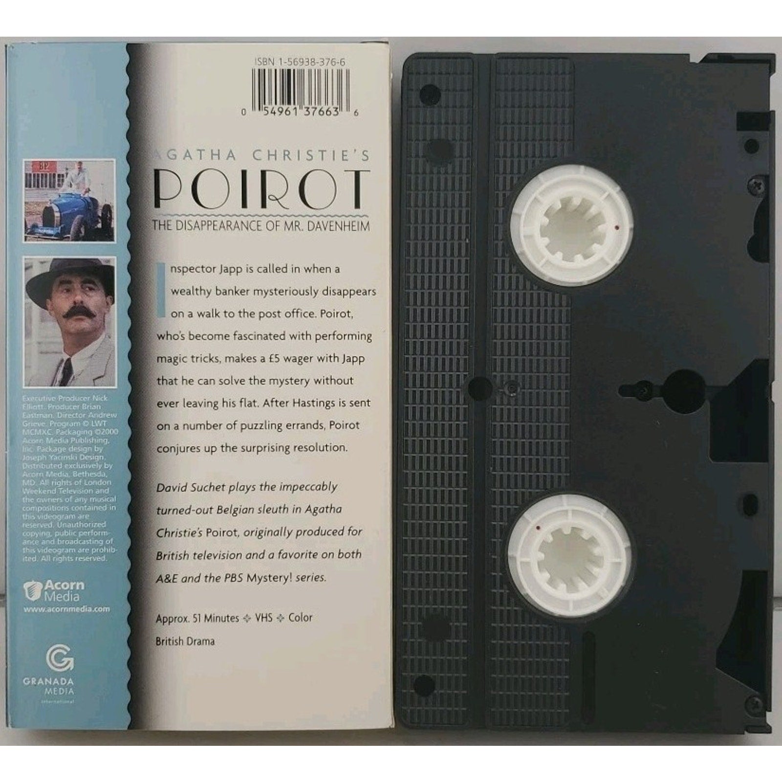 Agatha Christies Poirot - Volume 1 (VHS, 2000, 3-Tape Set)