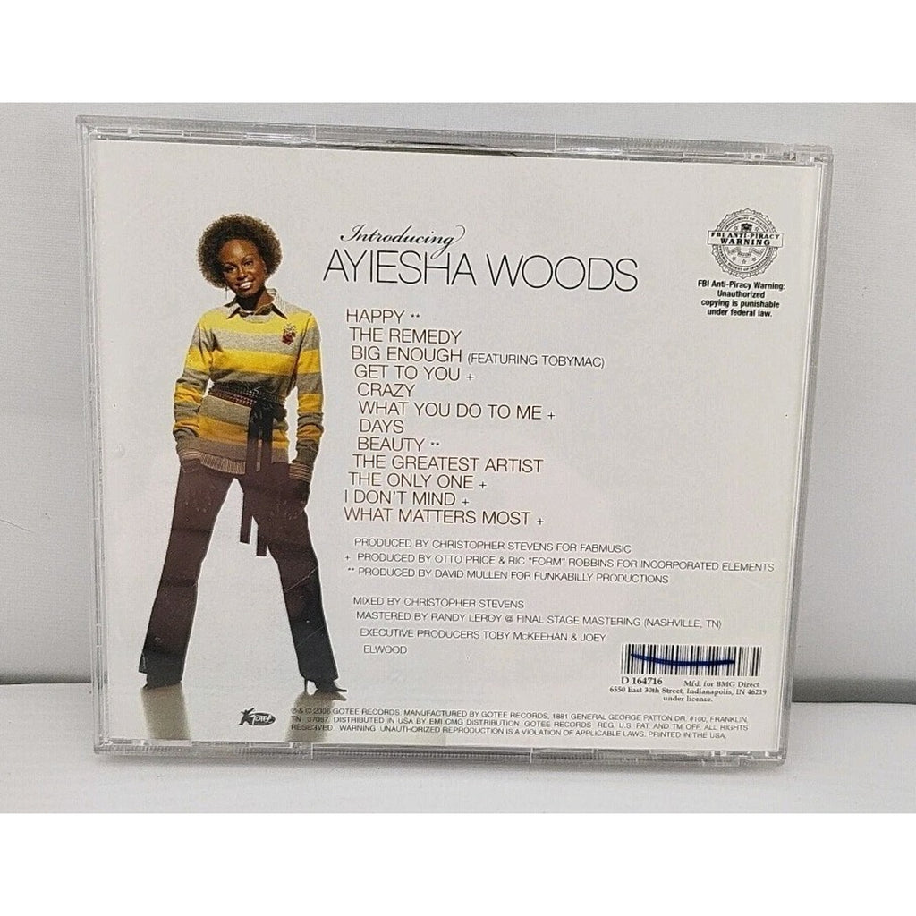 Introducing Ayiesha Woods by Ayiesha Woods (CD, Apr-2006, Gotee)