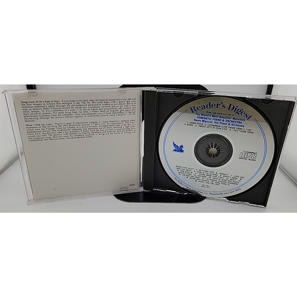 Reader's Digest - Romantic Piano & Orchestra - Henry Mancini - CD