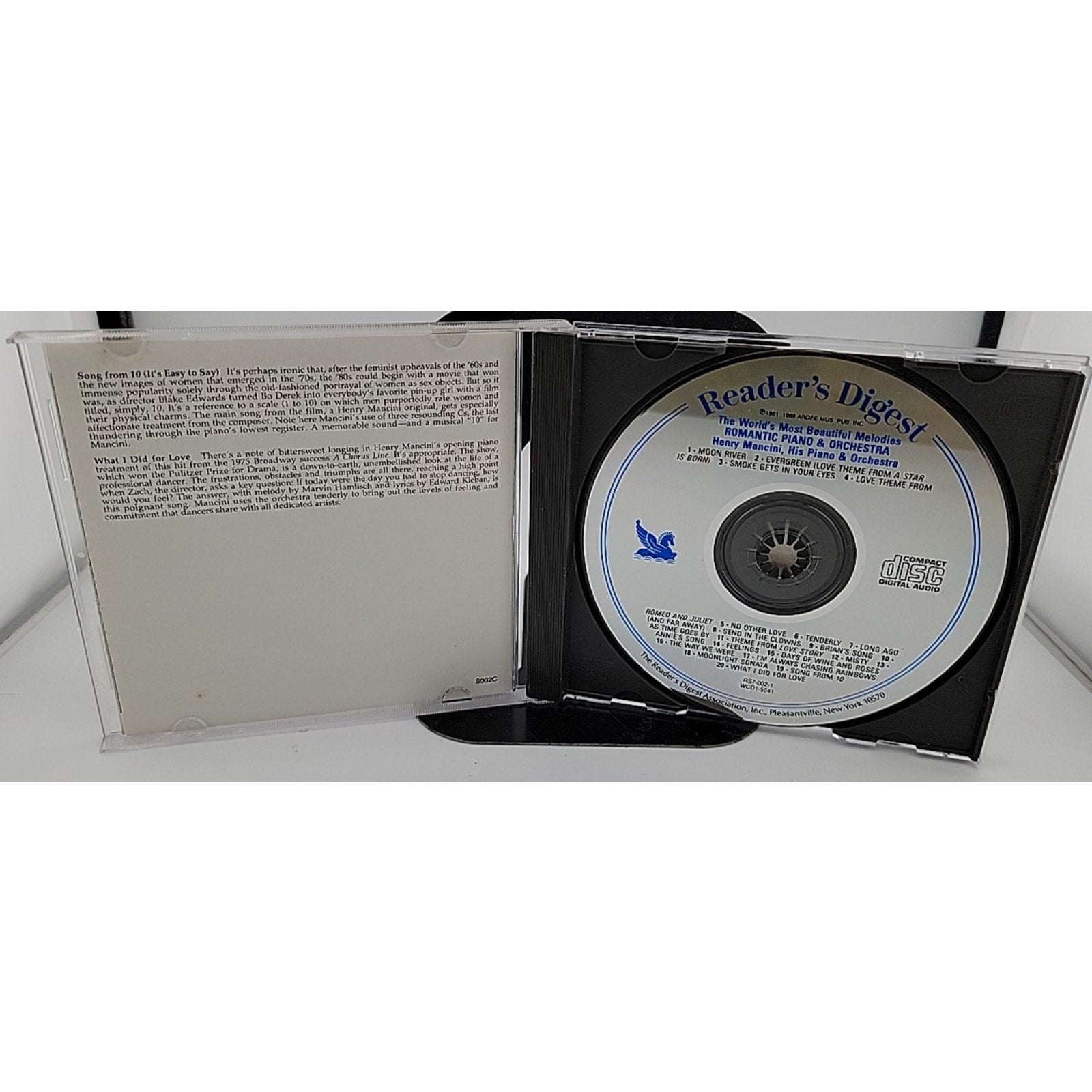Reader's Digest - Romantic Piano & Orchestra - Henry Mancini - CD