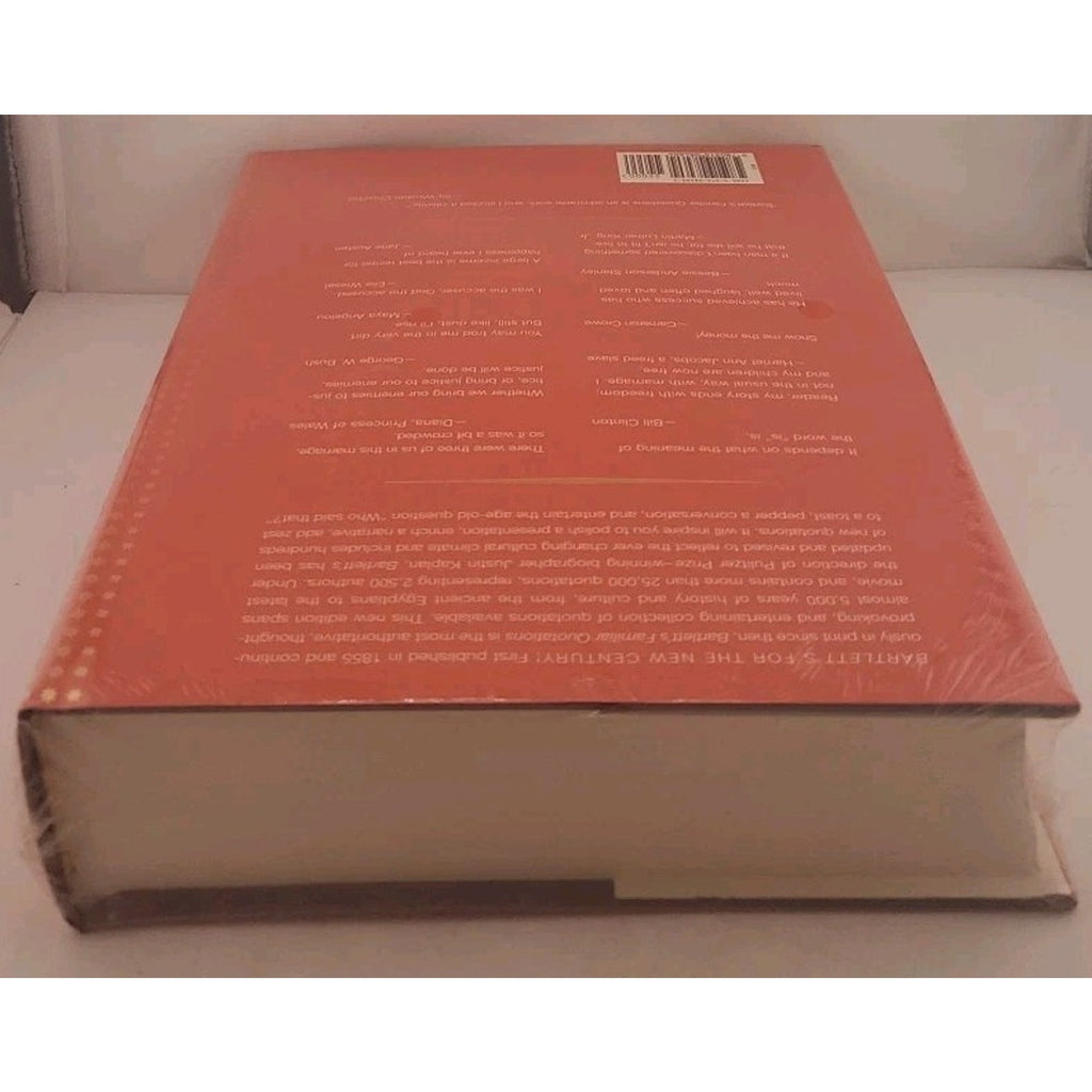 Bartlett's Familiar Quotations by John Bartlett (2002, Hardcover) *Brand New*