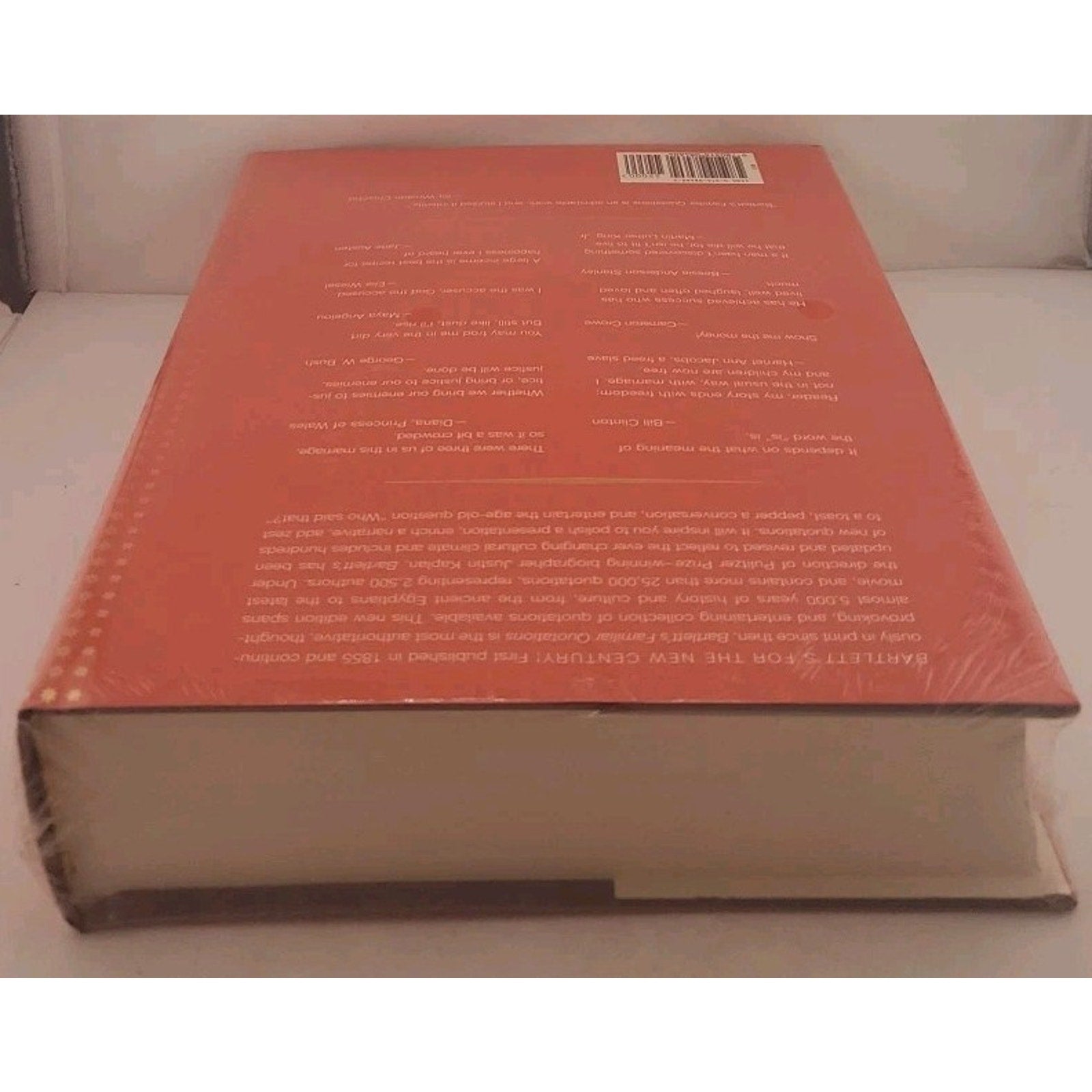 Bartlett's Familiar Quotations by John Bartlett (2002, Hardcover) *Brand New*